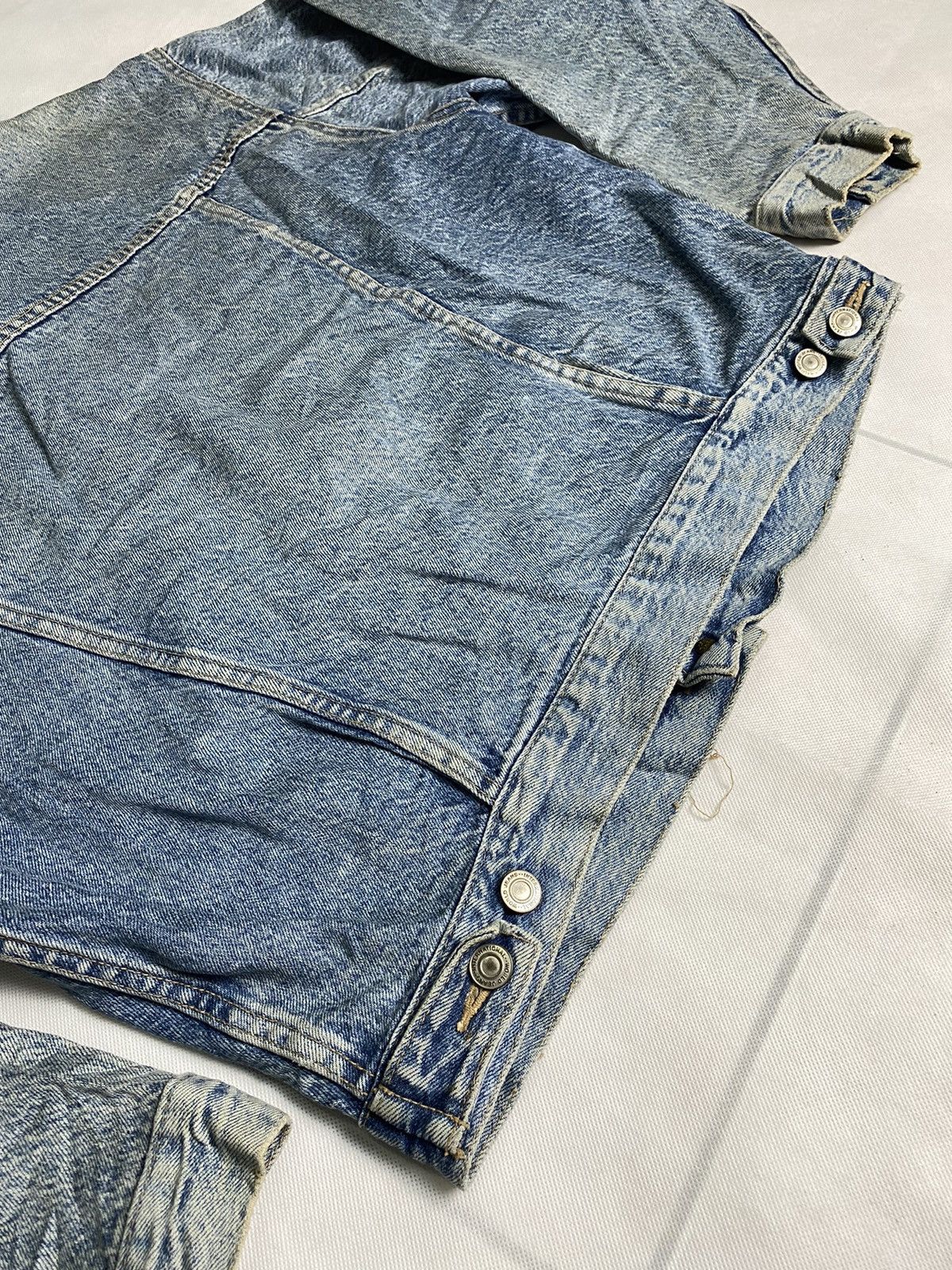 Other Vintage Spirit Denim Jacket Trucker Distressed Denim Size US M / EU 48-50 / 2 - 11 Thumbnail
