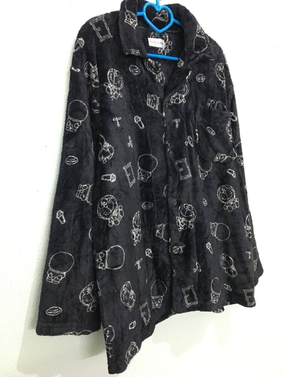 Anime × Japanese Brand × Vintage Vintage Doraemon Printed Fleece Shirt Full Print Size US M / EU 48-50 / 2 - 2 Thumbnail
