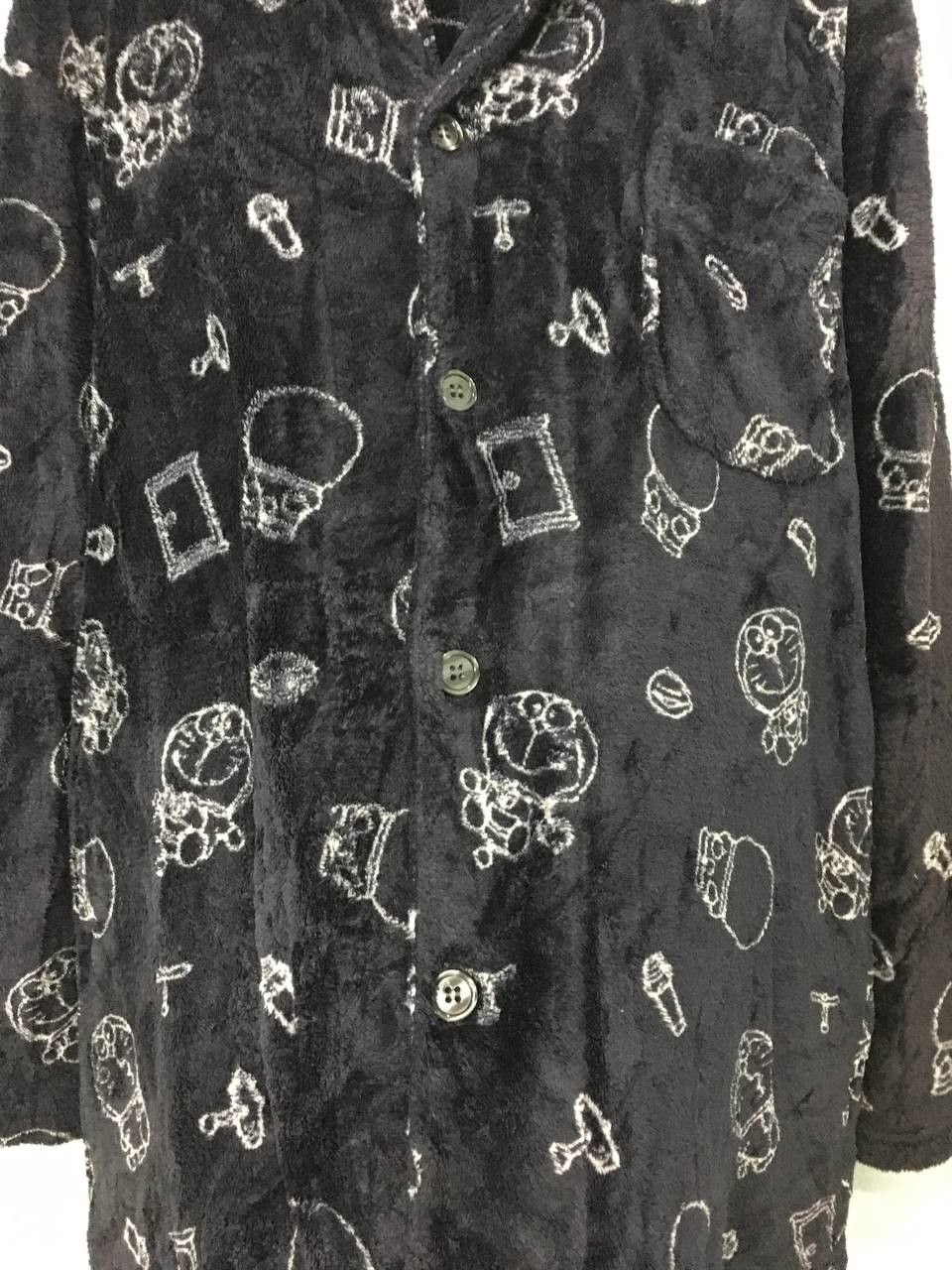 Anime × Japanese Brand × Vintage Vintage Doraemon Printed Fleece Shirt Full Print Size US M / EU 48-50 / 2 - 5 Thumbnail