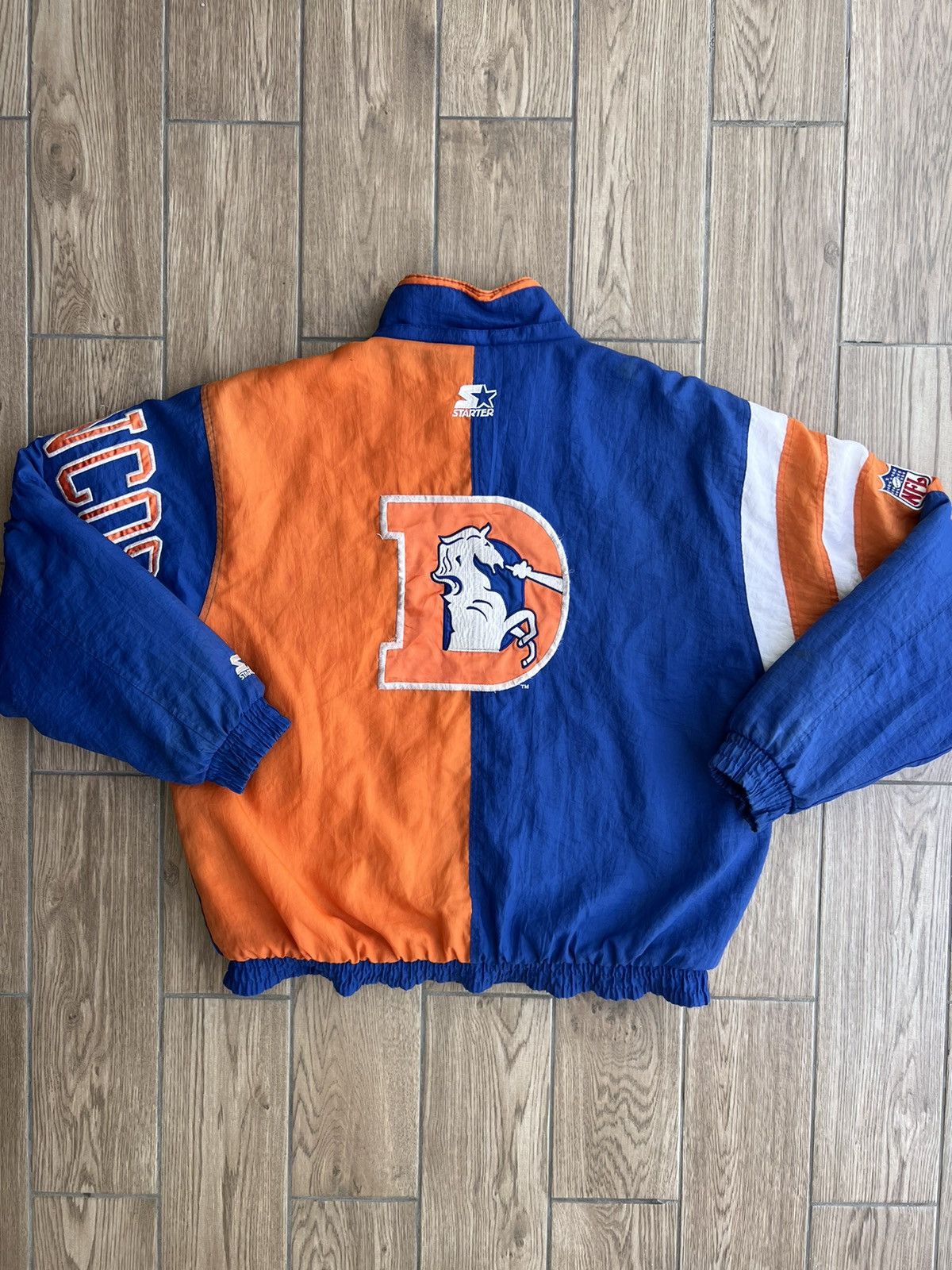 XL Denver Broncos Starter Jacketvintage Broncos Jacket 90s 