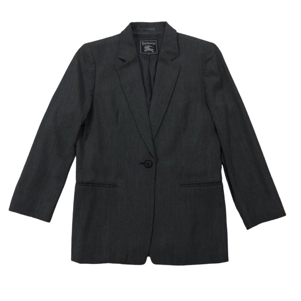 image of Vintage Burberry's Prorsum Blazer For Men in Grey (Size Small)