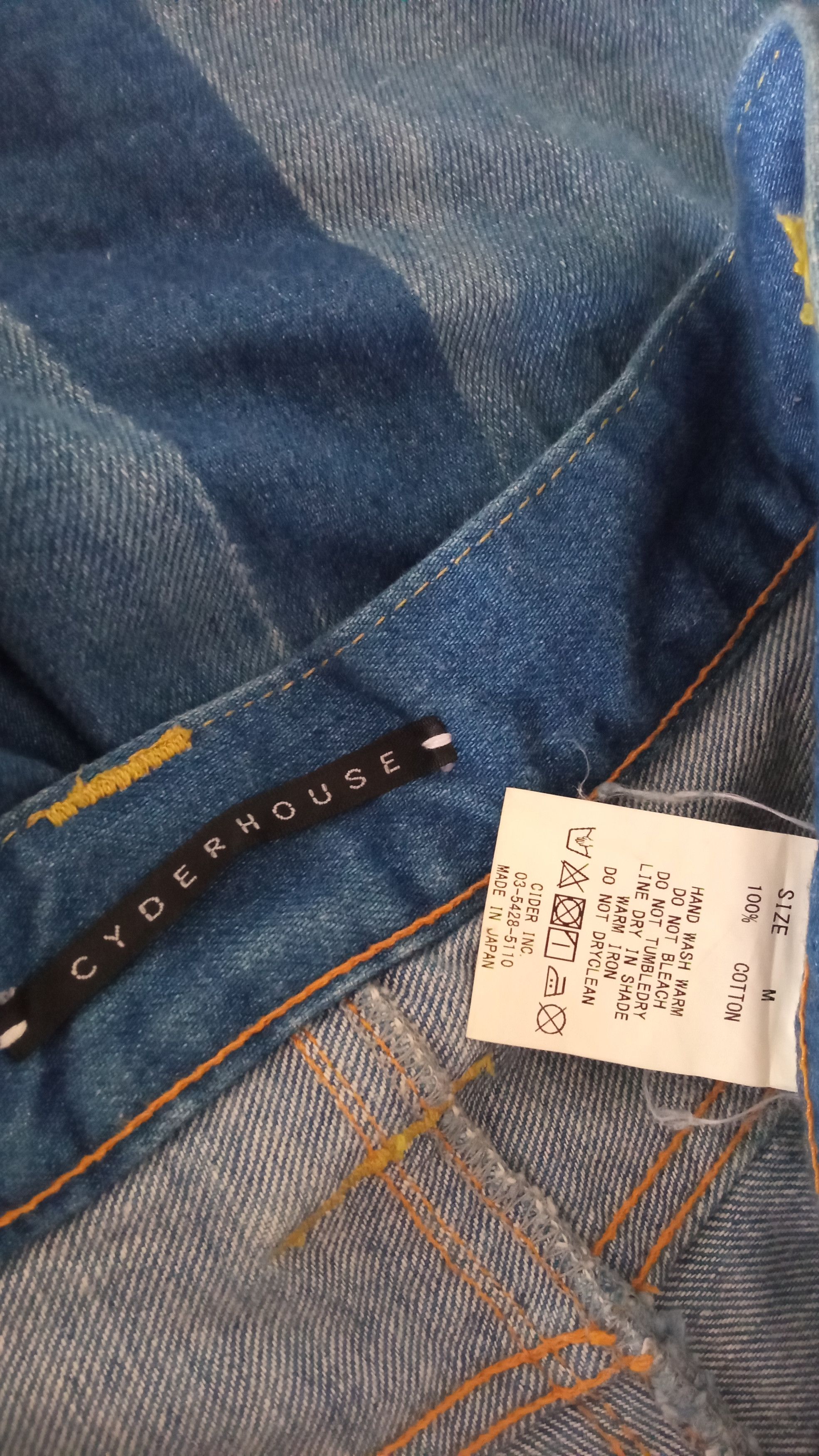 Cyderhouse × Japanese Brand × Vintage 🔥🔥Cyderhouse Like A Bondage Denim Pants Size US 34 / EU 50 - 24 Thumbnail