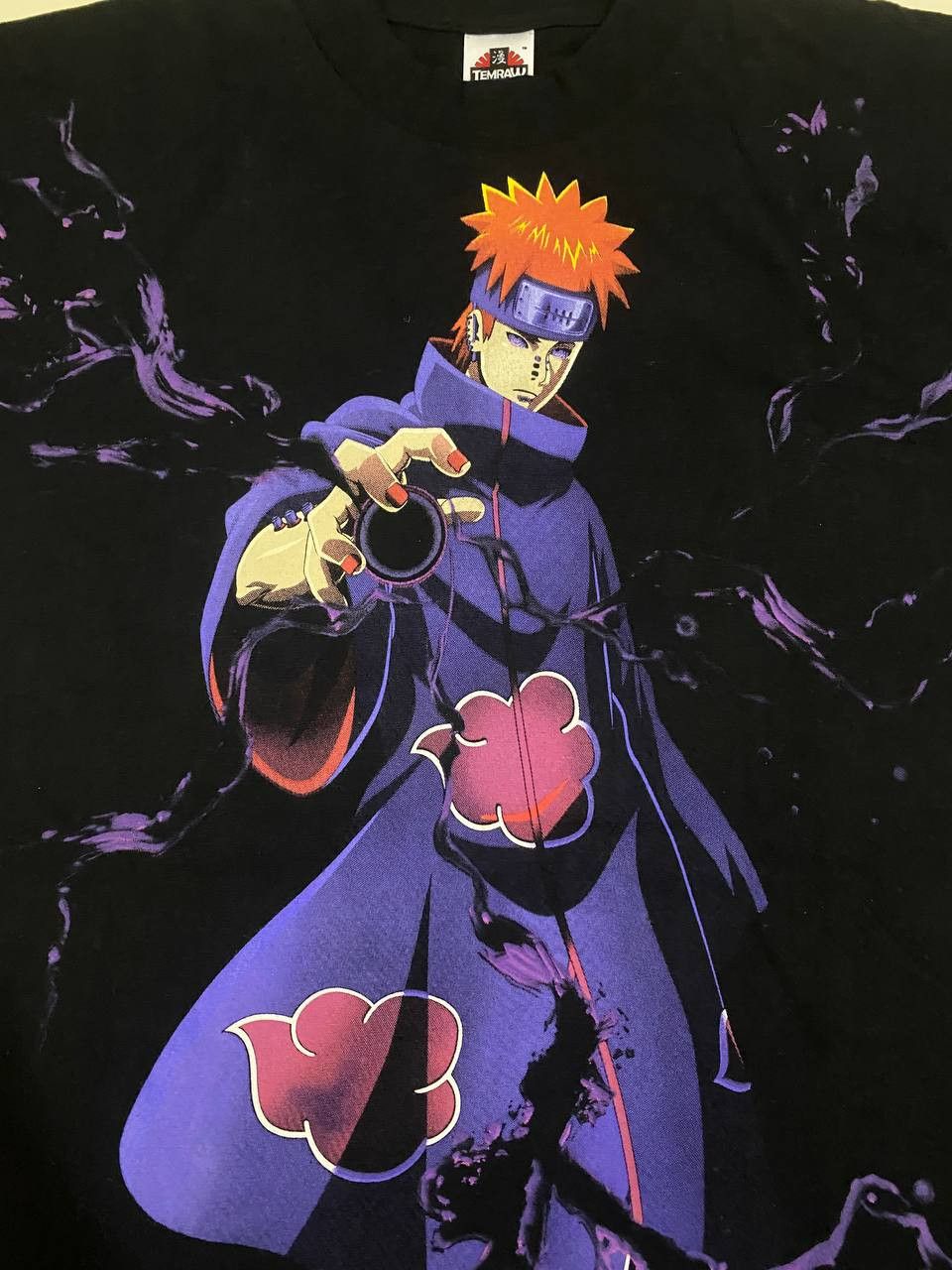 Anime × Japanese Brand Rare! Anime Naruto Akatsuki Yahiko Pain Bootleg Size US L / EU 52-54 / 3 - 3 Thumbnail