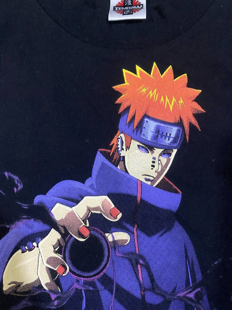 Anime × Japanese Brand Rare! Anime Naruto Akatsuki Yahiko Pain Bootleg Size US L / EU 52-54 / 3 - 4 Thumbnail