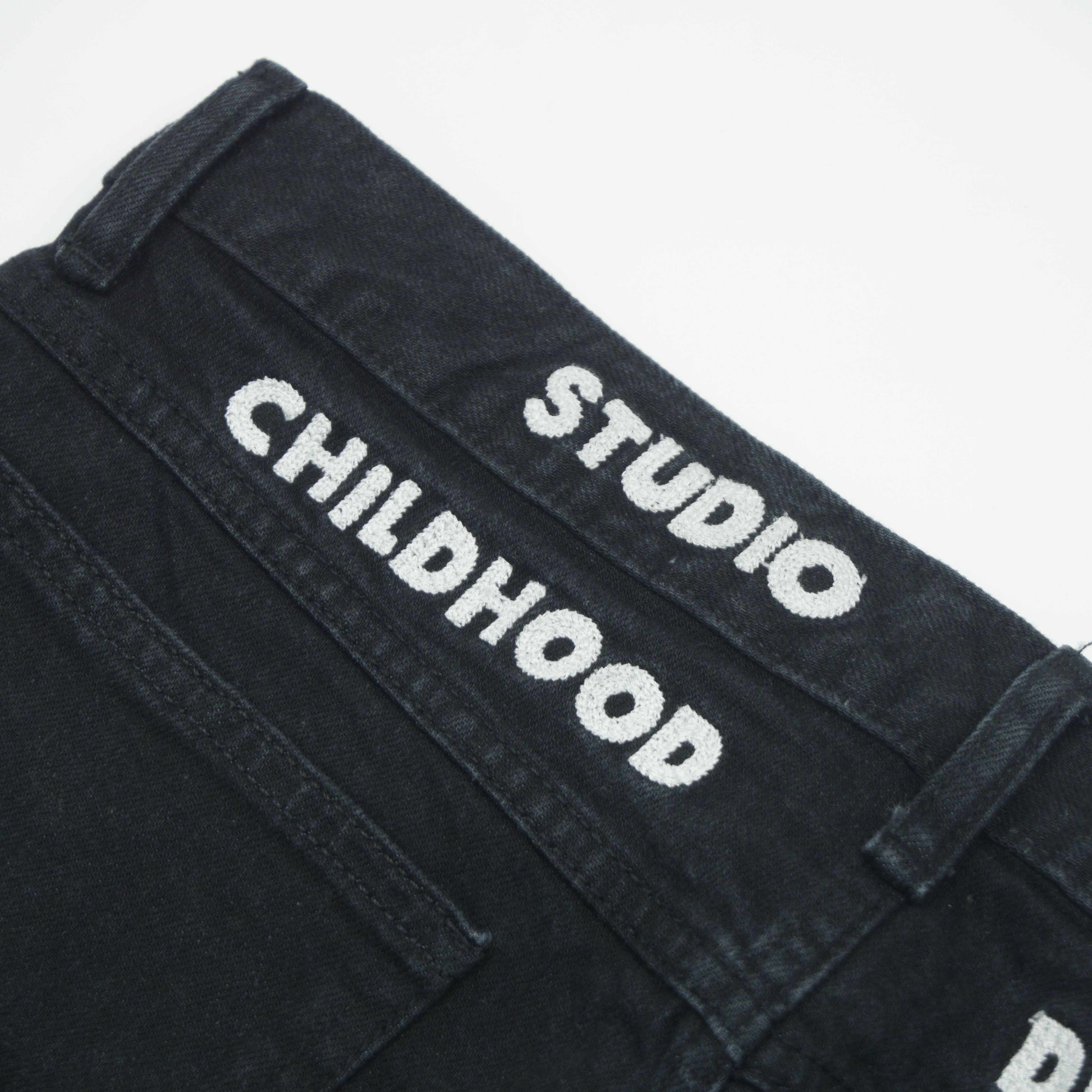 Studio Seven *NoTariff Studio Seven Childhood Dreams Black Denim Pants Size US 33 - 3 Thumbnail