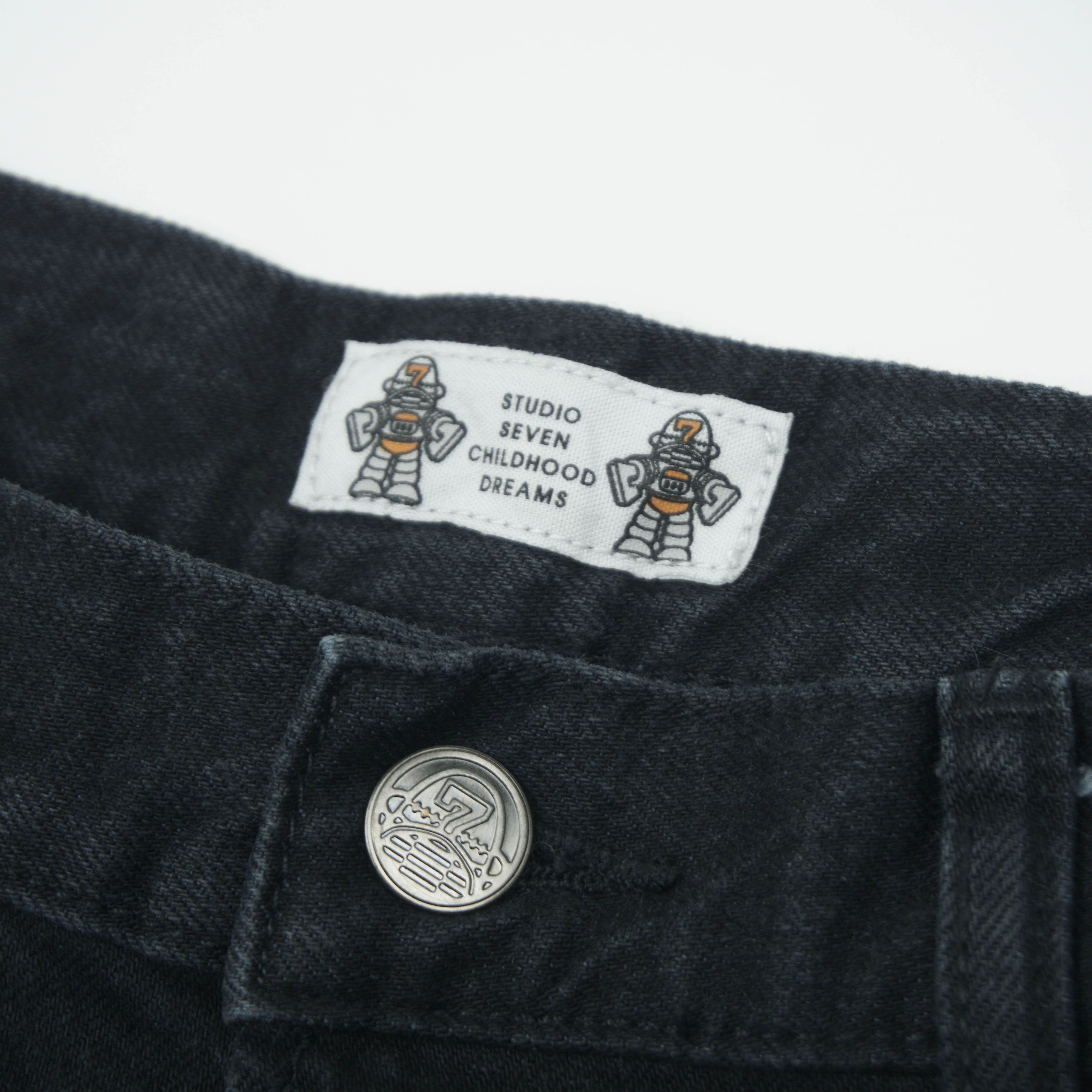 Studio Seven *NoTariff Studio Seven Childhood Dreams Black Denim Pants Size US 33 - 4 Thumbnail