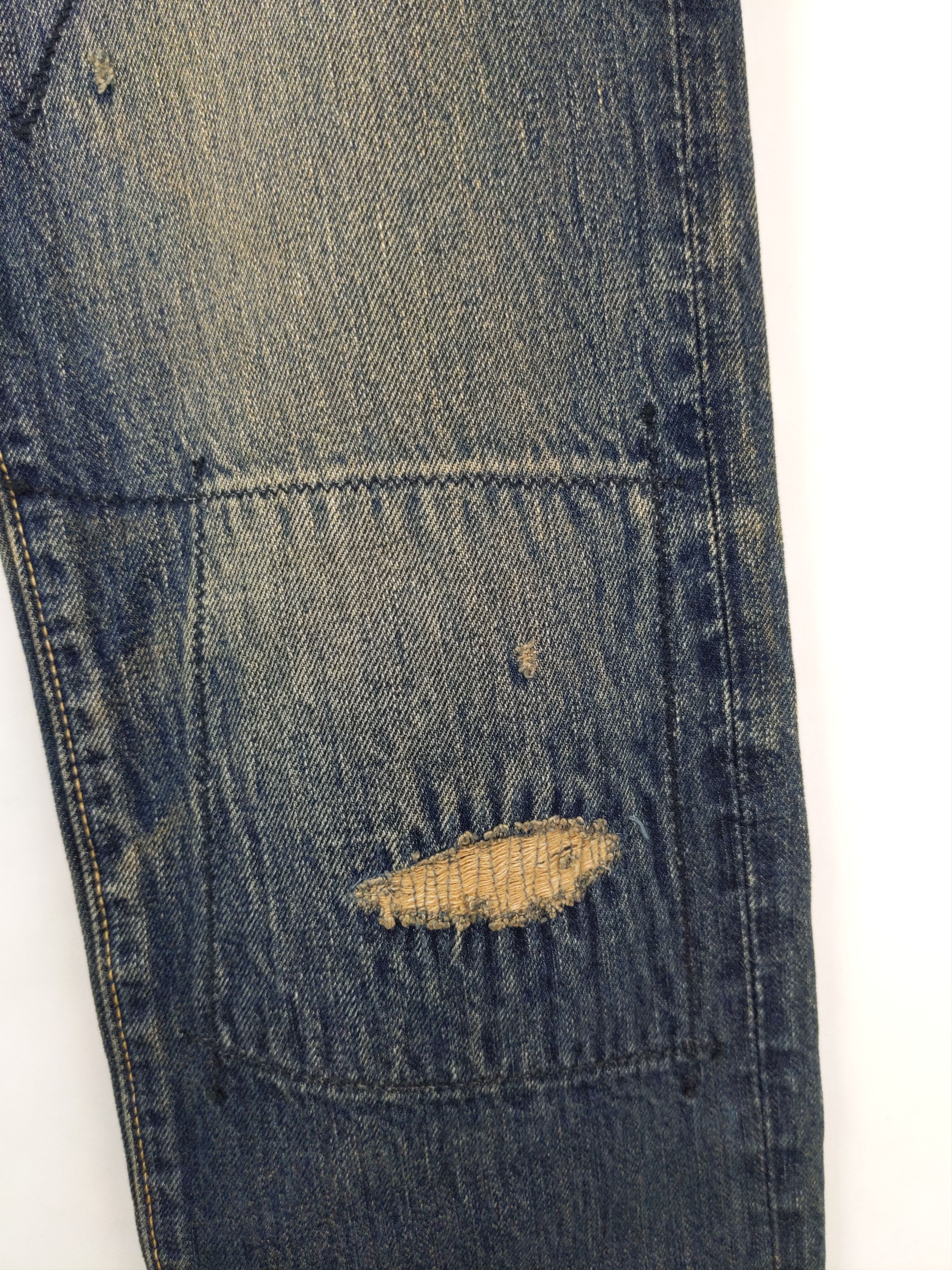 Kapital KAPITAL KOUNTRY Sashiko Boro Bush Pants Jeans Denim US S Size US 29 - 6 Thumbnail