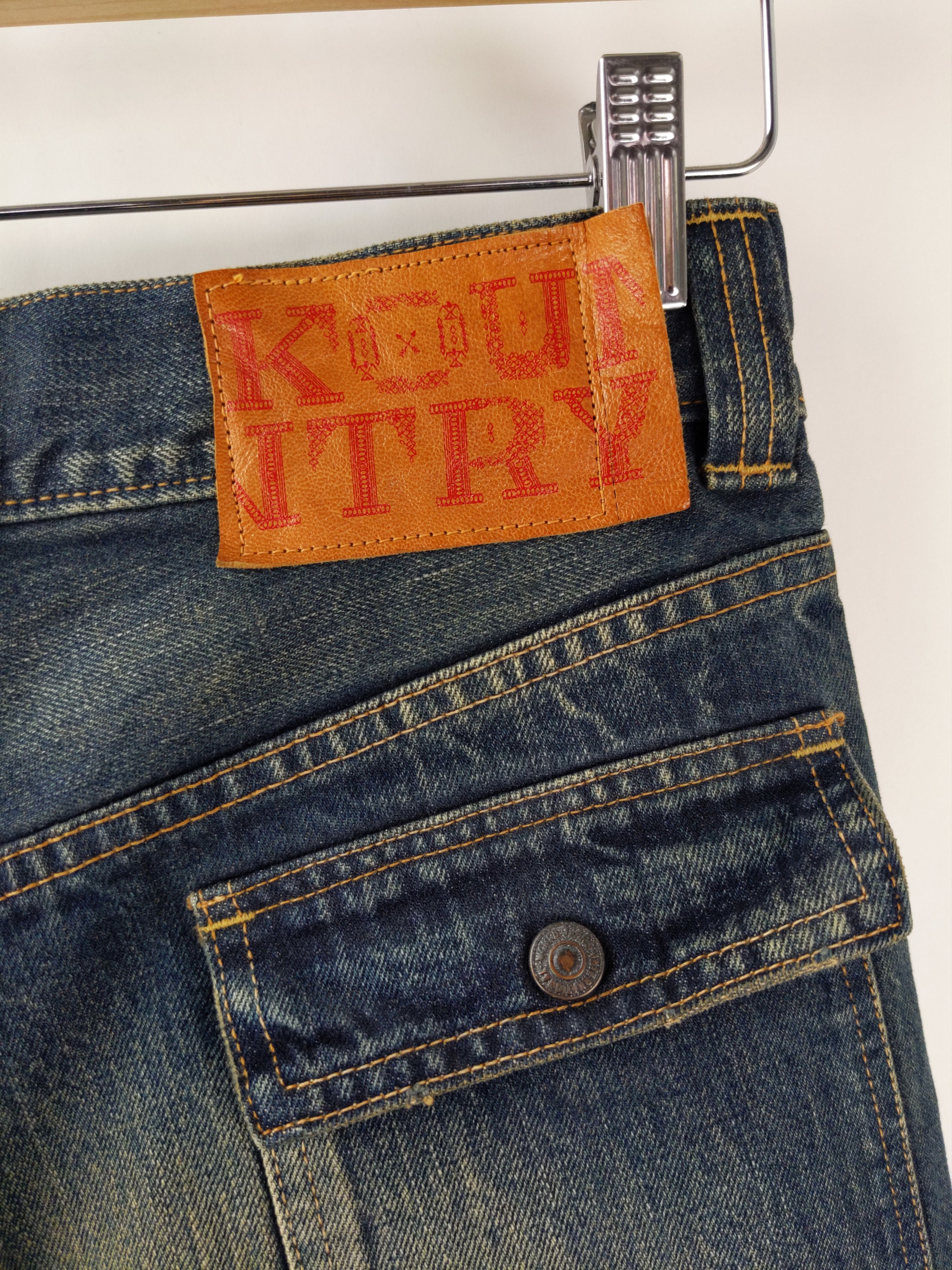 Kapital KAPITAL KOUNTRY Sashiko Boro Bush Pants Jeans Denim US S Size US 29 - 2 Preview