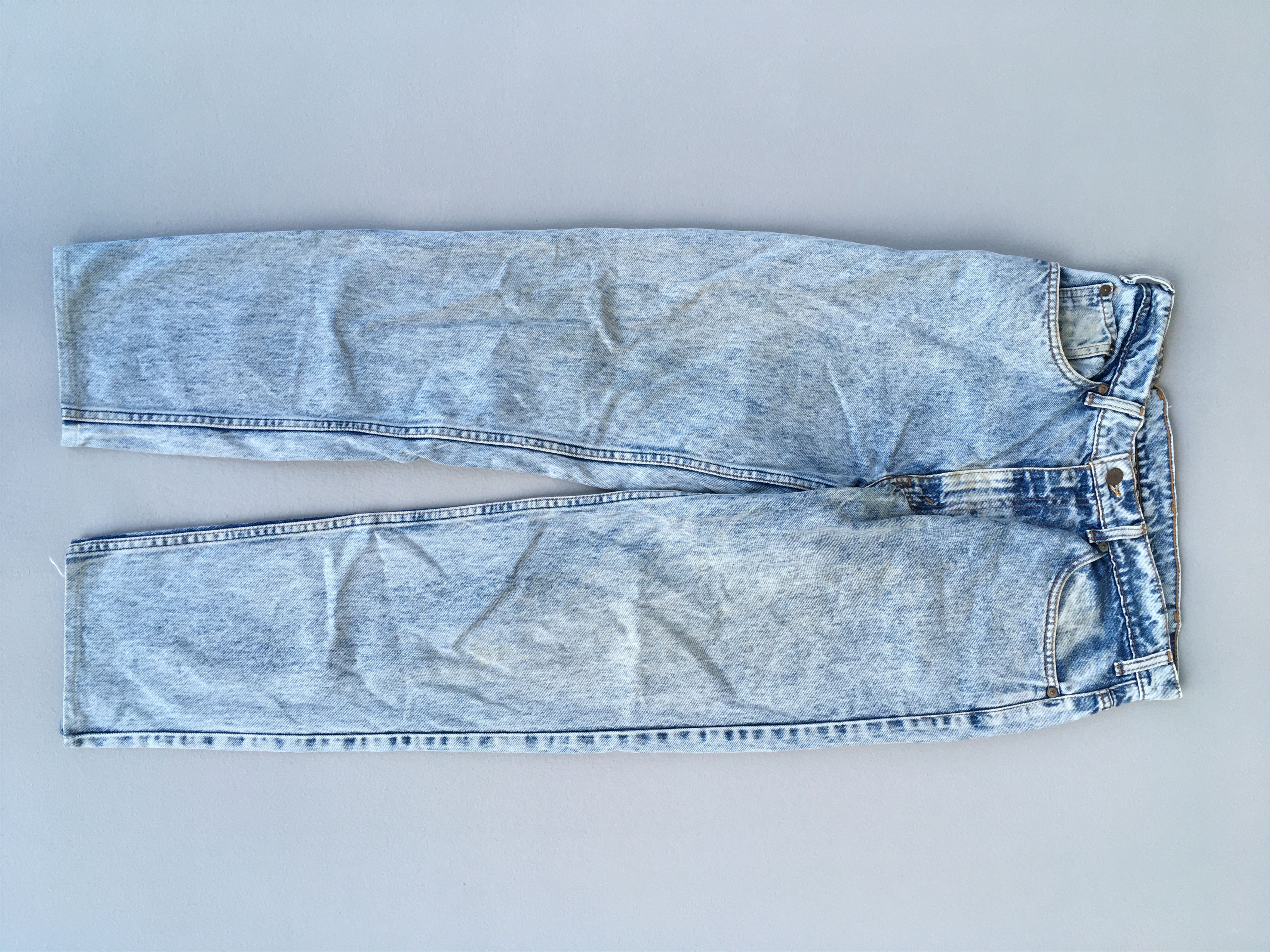 image of Levis x Vintage Levi's 626 Faded Blue Jeans Stonewash 30X27.5, Men's