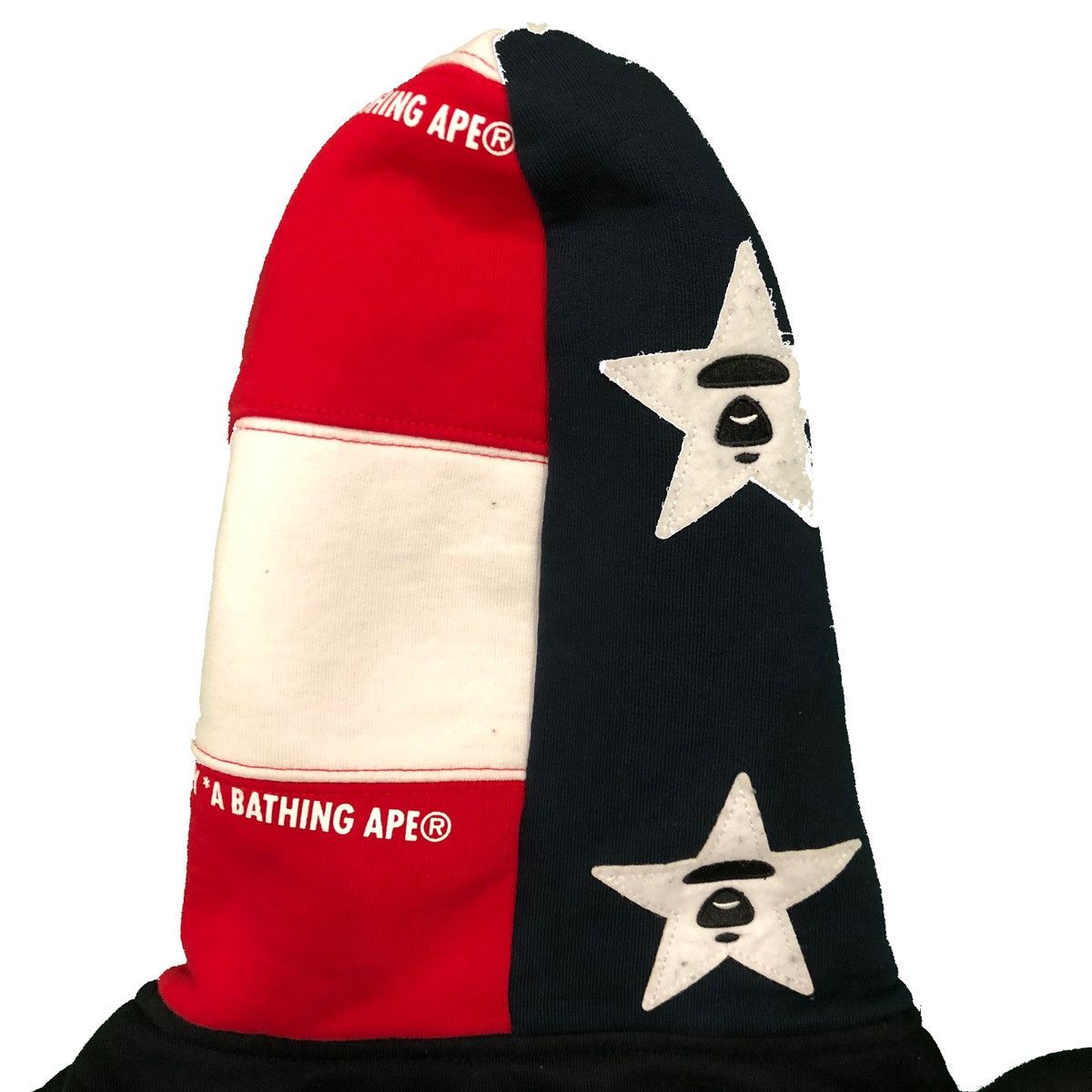 Aape Aape by BAPE Hooded Varsity Jacket Stars & Stripes APUNVS Size US M / EU 48-50 / 2 - 11 Thumbnail