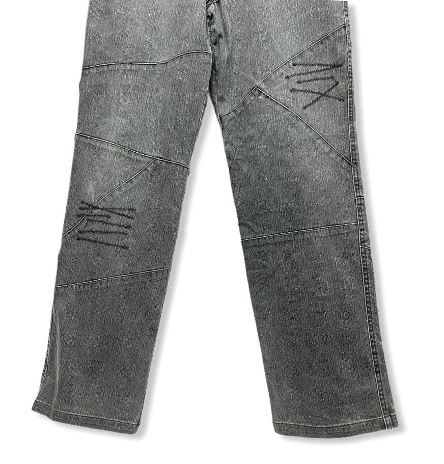 Japanese Brand 90’s SLASH NUMBER Patchwork Rap Baggy Pants Kapital Style Size US 30 / EU 46 - 4 Thumbnail