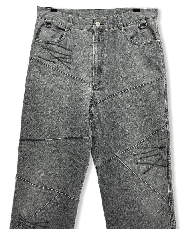 90’s SLASH NUMBER Patchwork Rap Baggy Pants Kapital Style