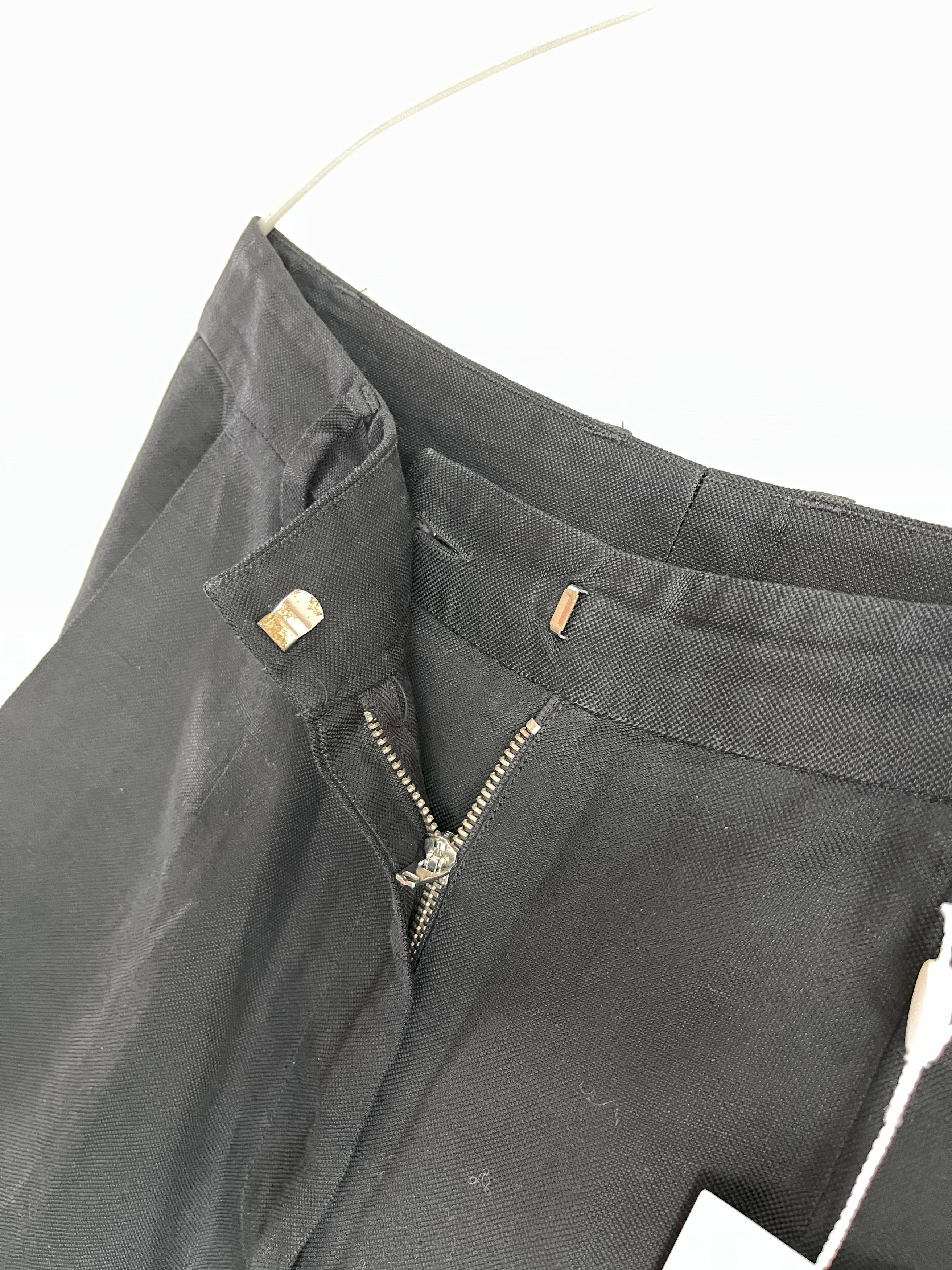 Maison Margiela MARTIN MARGIELA MM6 BLACK VISCOSE TROUSERS Size US 29 - 9 Thumbnail