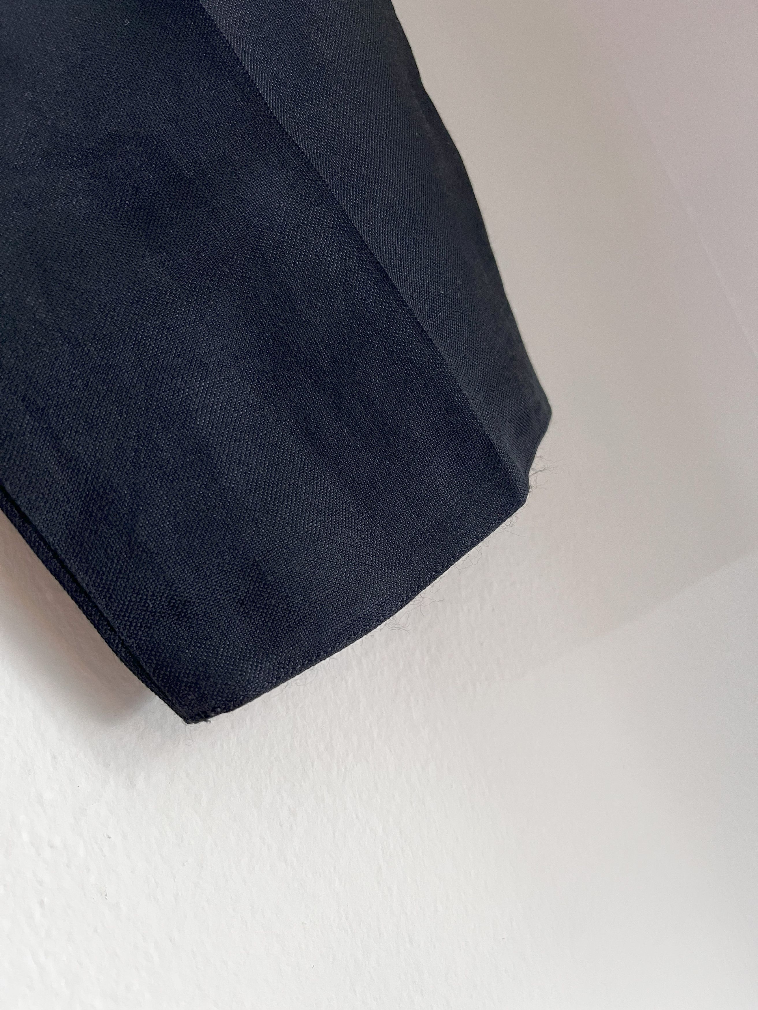 Maison Margiela MARTIN MARGIELA MM6 BLACK VISCOSE TROUSERS Size US 29 - 4 Thumbnail