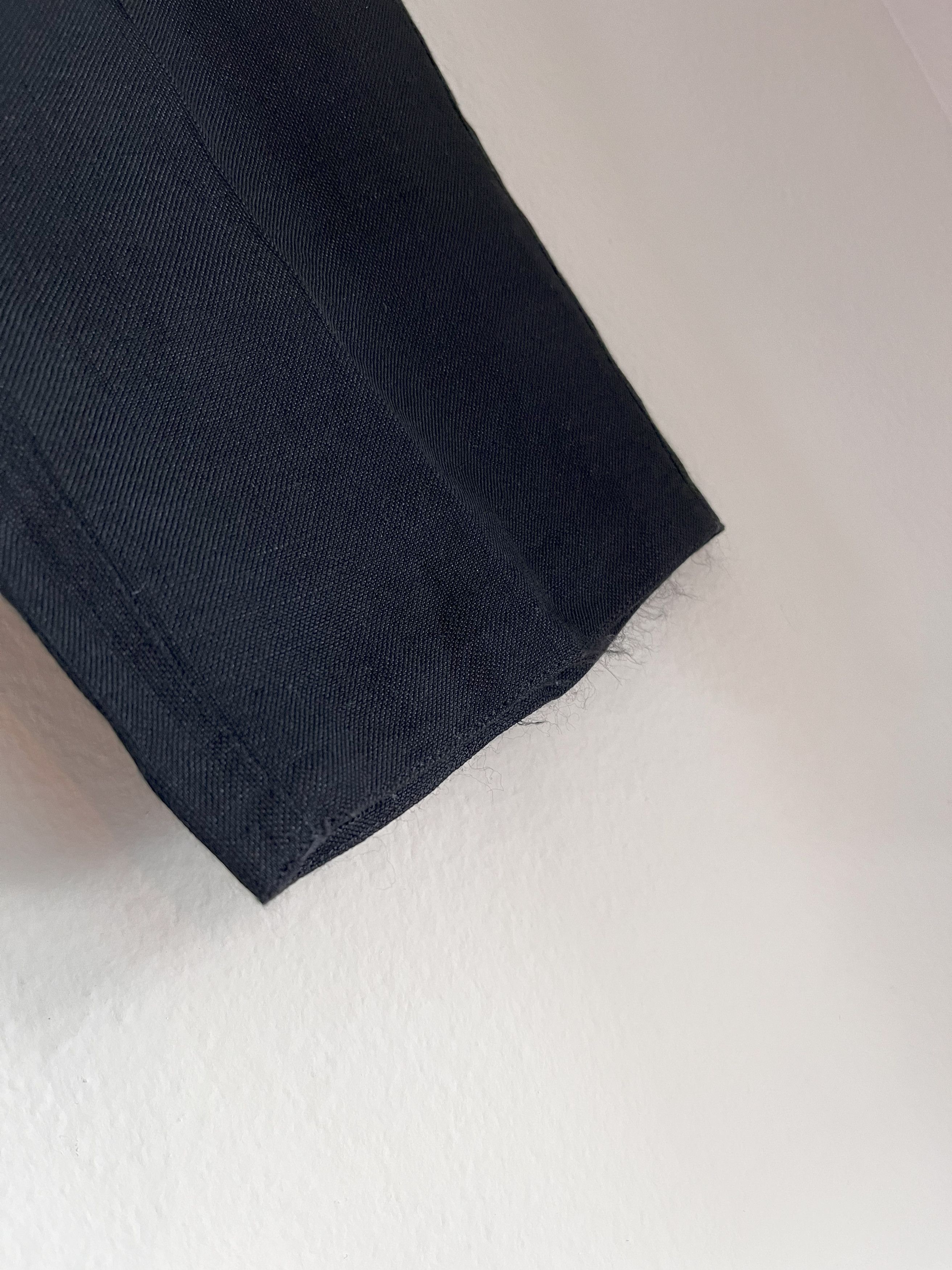 Maison Margiela MARTIN MARGIELA MM6 BLACK VISCOSE TROUSERS Size US 29 - 6 Thumbnail