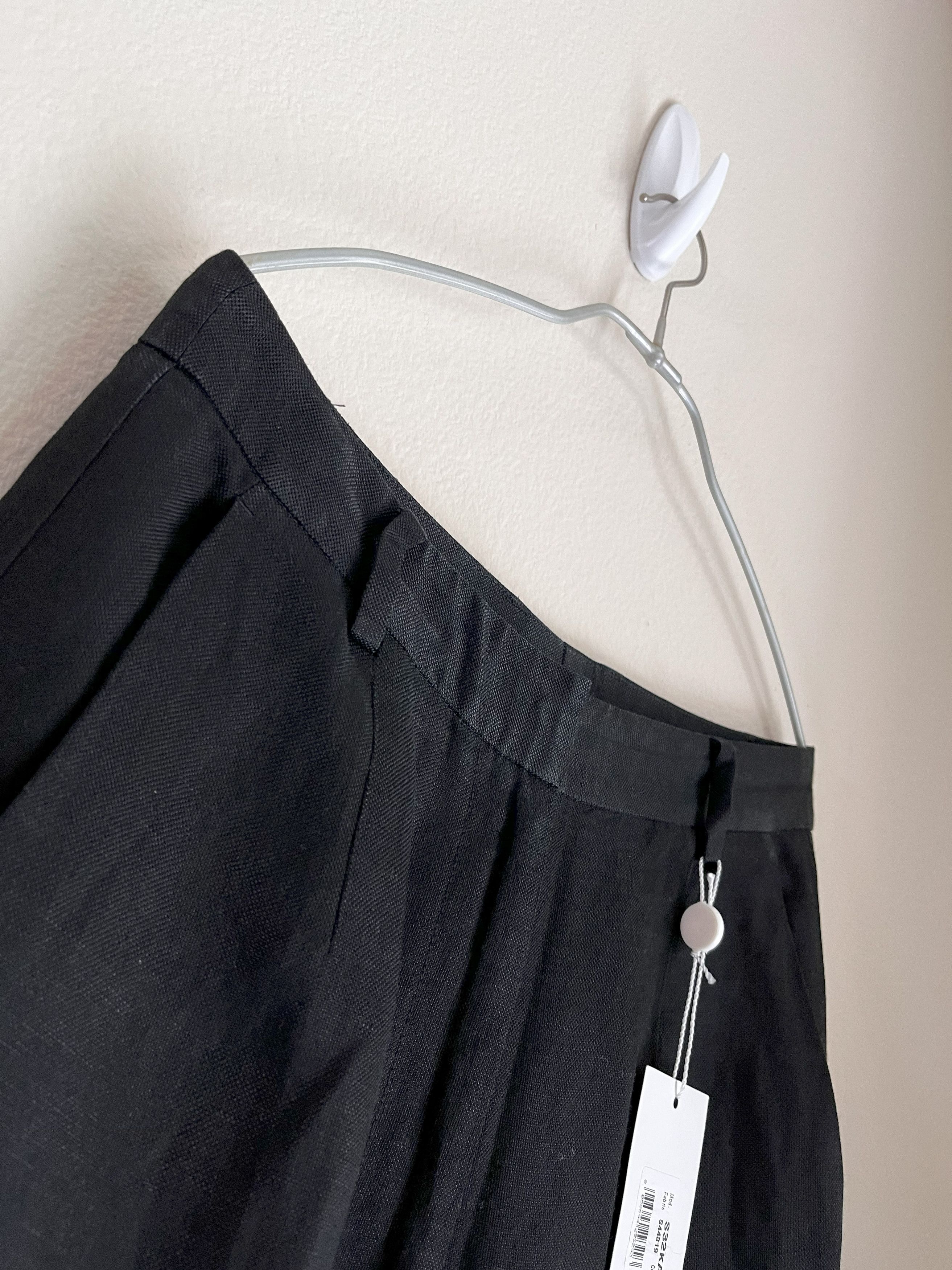 Maison Margiela MARTIN MARGIELA MM6 BLACK VISCOSE TROUSERS Size US 29 - 8 Thumbnail