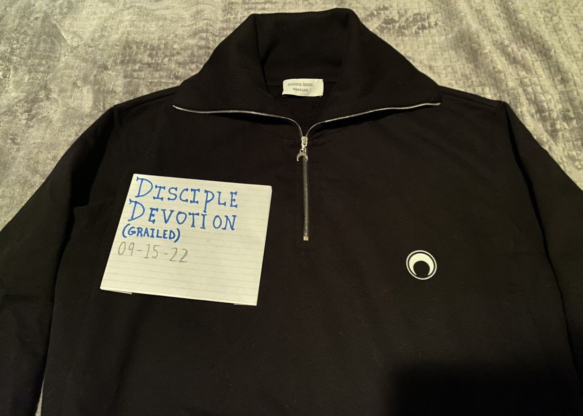 Marine Serre Marine Serre graphic-print zip front pullover Size US L / EU 52-54 / 3 - 3 Thumbnail