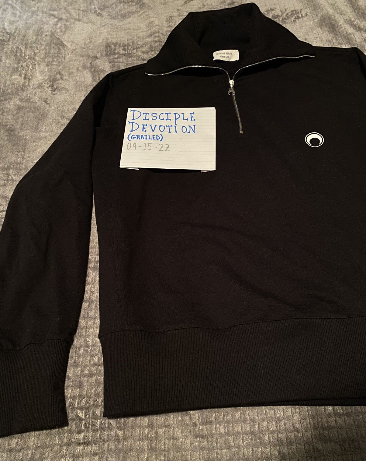 Marine Serre Marine Serre graphic-print zip front pullover Size US L / EU 52-54 / 3 - 5 Thumbnail