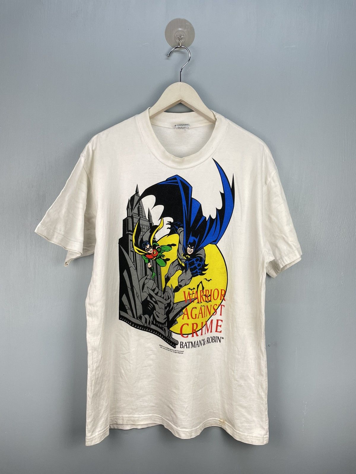 DC Comics Vintage 90s Batman & Robin Dc Comics t shirt Size US L / EU 52-54 / 3 - 1 Thumbnail