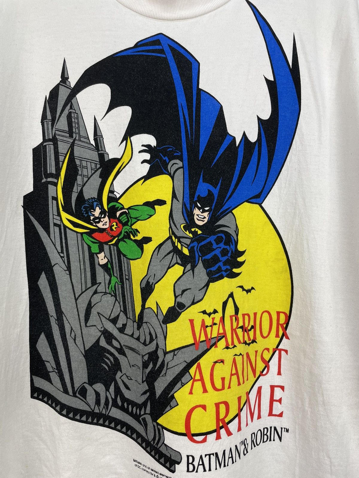 DC Comics Vintage 90s Batman & Robin Dc Comics t shirt Size US L / EU 52-54 / 3 - 4 Thumbnail