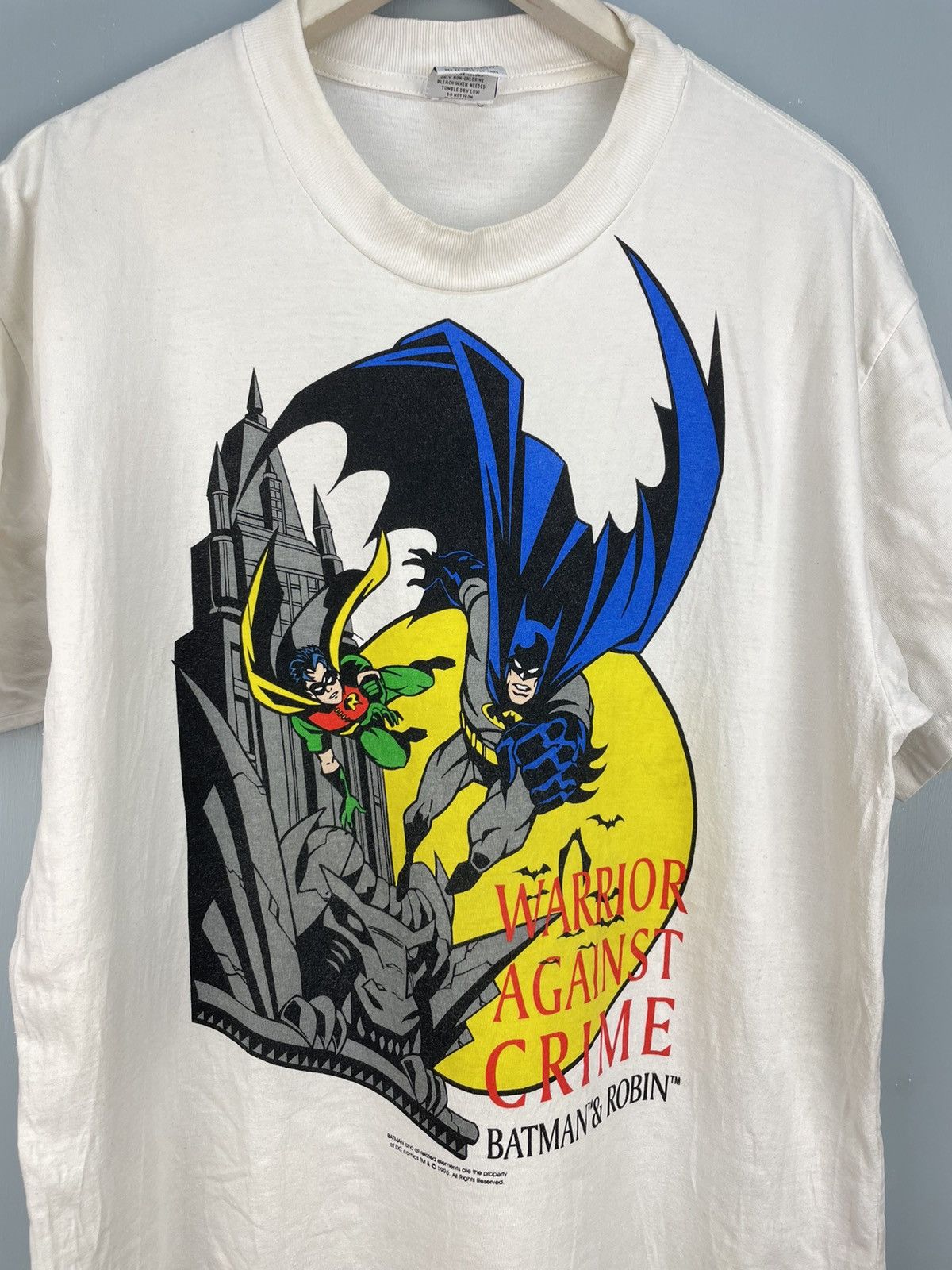 DC Comics Vintage 90s Batman & Robin Dc Comics t shirt Size US L / EU 52-54 / 3 - 3 Thumbnail