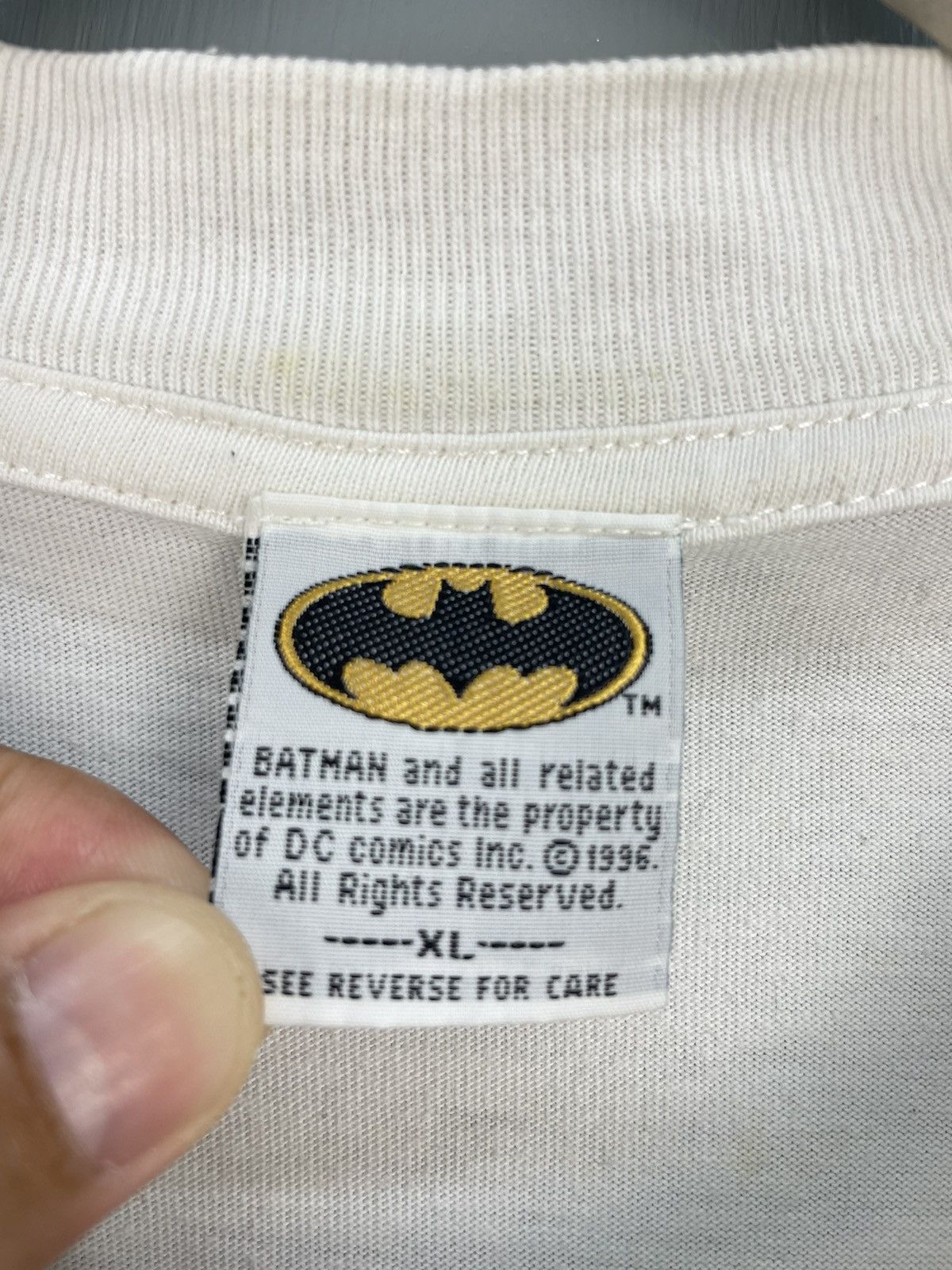 DC Comics Vintage 90s Batman & Robin Dc Comics t shirt Size US L / EU 52-54 / 3 - 6 Thumbnail