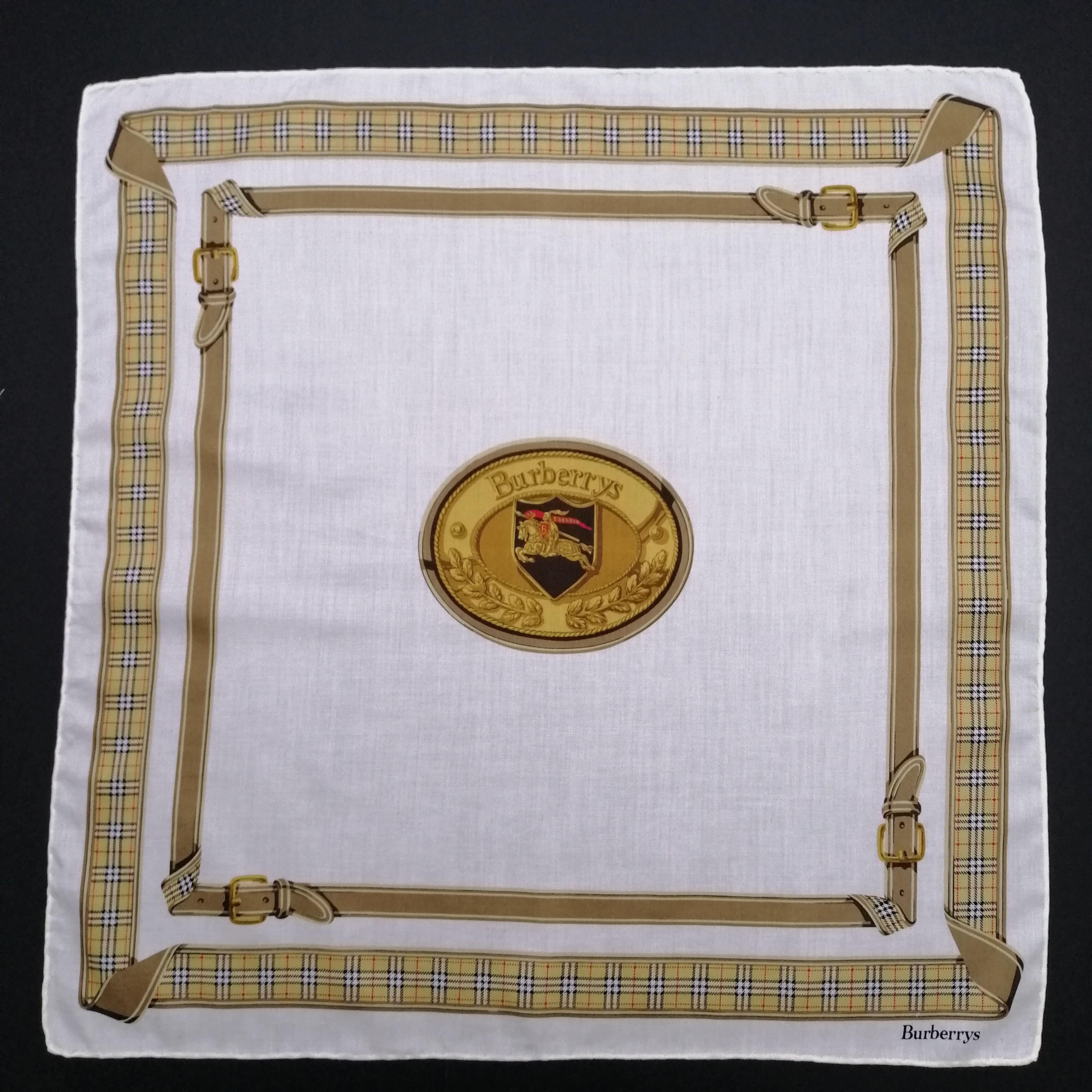 Burberry × Vintage Vintage Burberry Handkerchief/Neckerchief/Bandana-KD2076 Size ONE SIZE - 1 Thumbnail