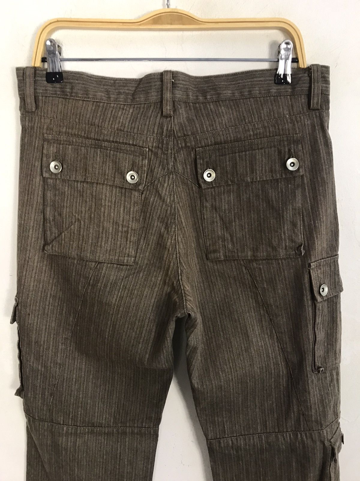 Japanese Brand × Vintage Vintage Trousers Pants Japanese Brand Zipper Pocket Design Size US 33 - 13 Thumbnail