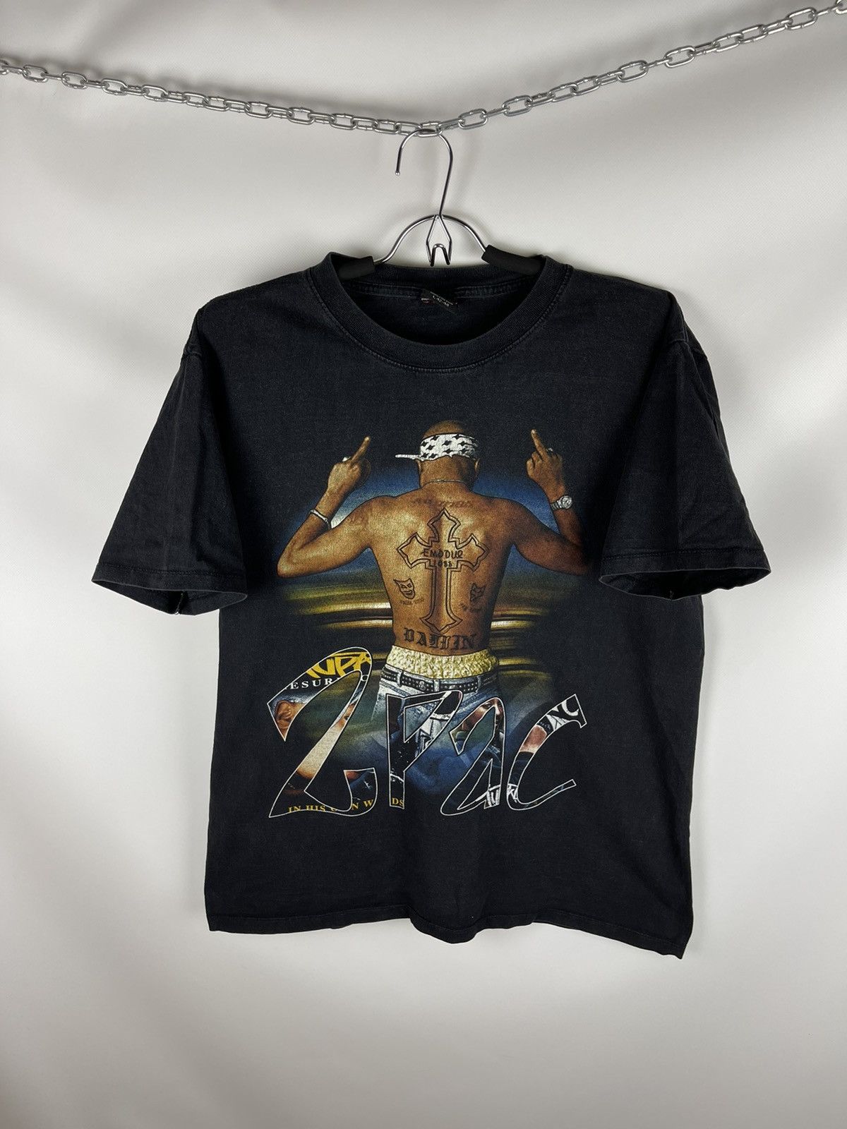 Vintage Rock Tees vintage Tupac 2pac 90s makavelli rap tee shirt | Grailed