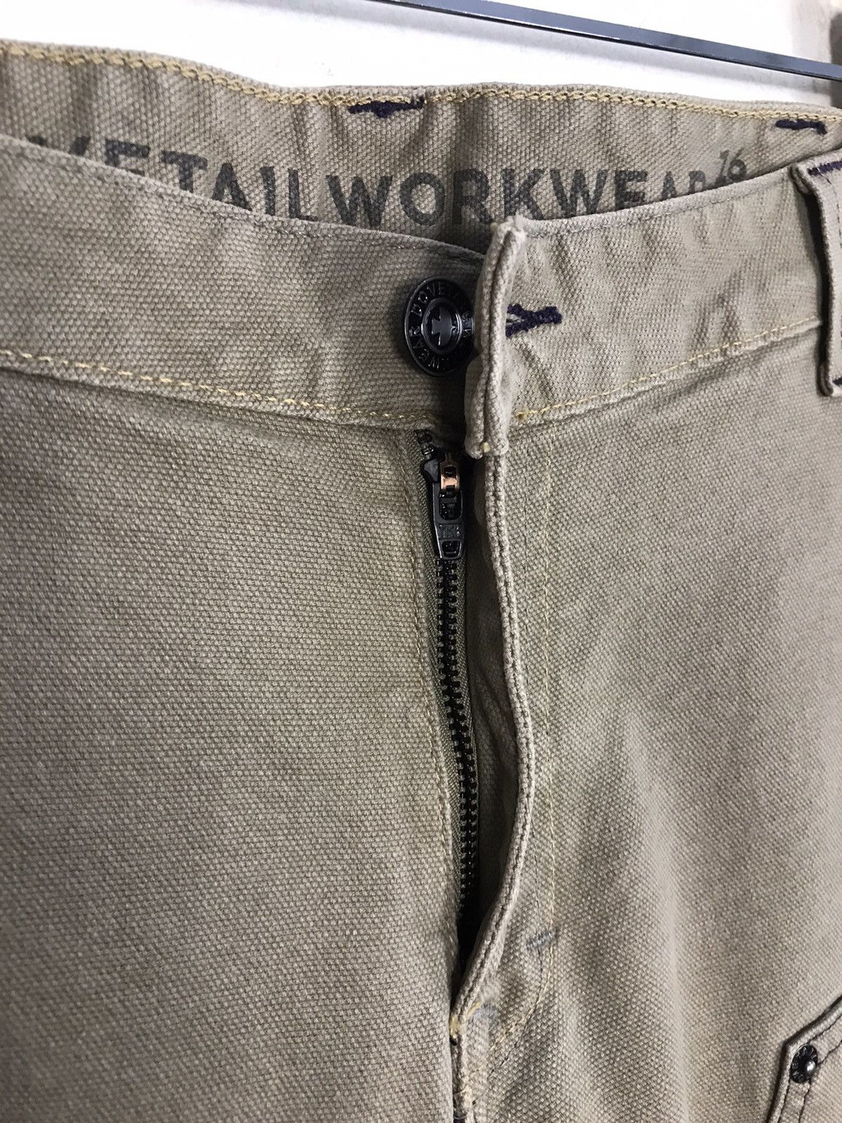 Japanese Brand × Vintage Vintage Dovetail Workwear Double Knee Carpenter Pants Size US 36 / EU 52 - 10 Thumbnail