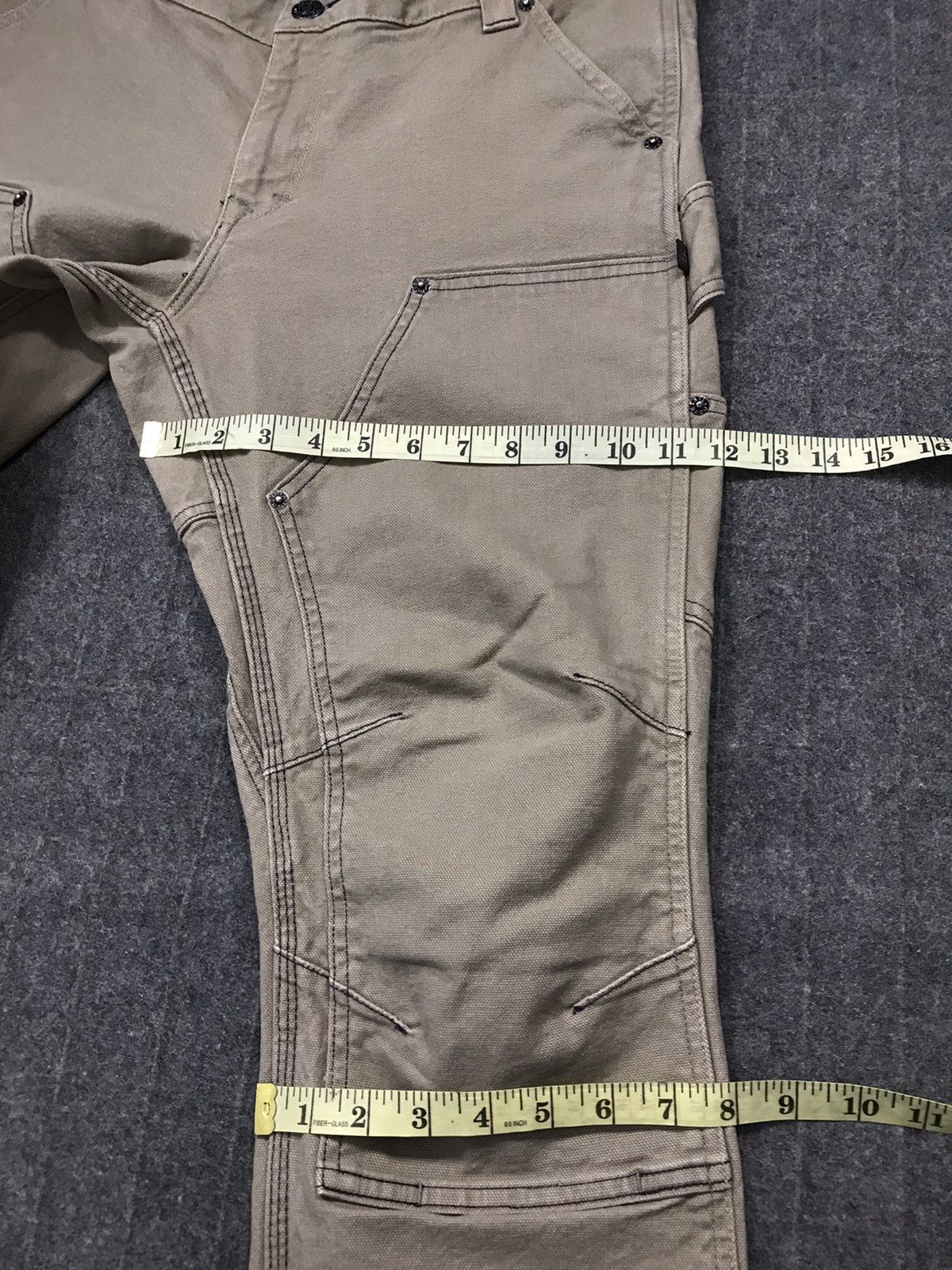 Japanese Brand × Vintage Vintage Dovetail Workwear Double Knee Carpenter Pants Size US 36 / EU 52 - 19 Thumbnail