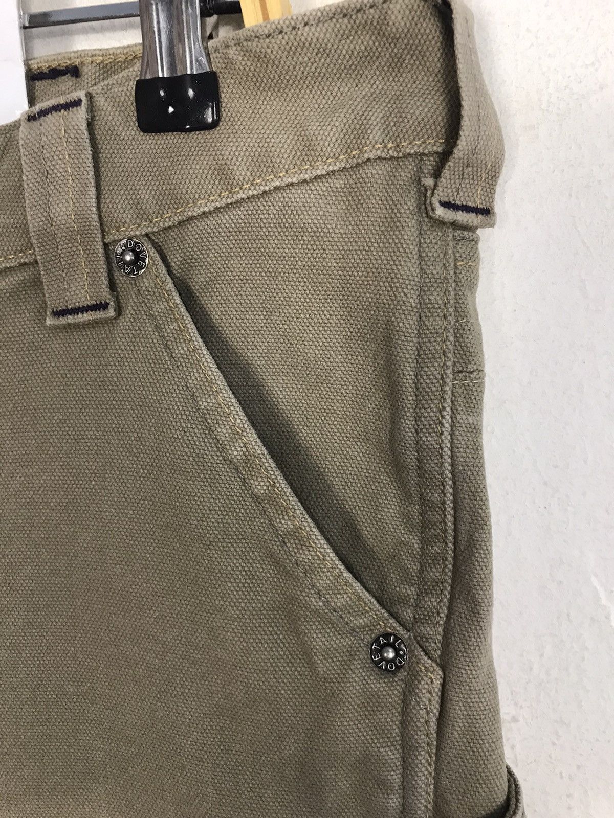 Japanese Brand × Vintage Vintage Dovetail Workwear Double Knee Carpenter Pants Size US 36 / EU 52 - 6 Thumbnail