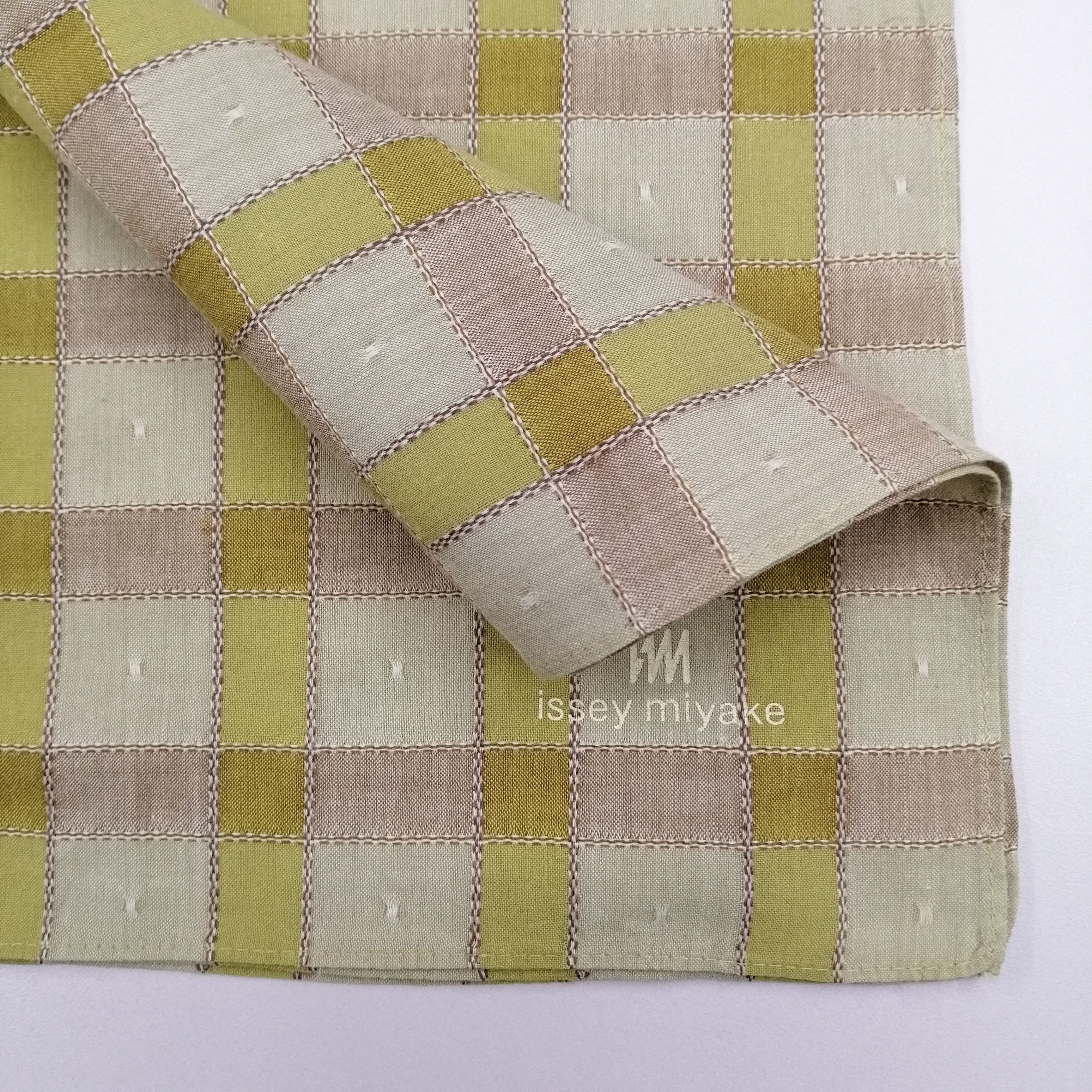 Issey Miyake × Vintage Issey Miyake Handkerchief/Neckerchief/Bandana-KD1144 Size ONE SIZE - 3 Thumbnail