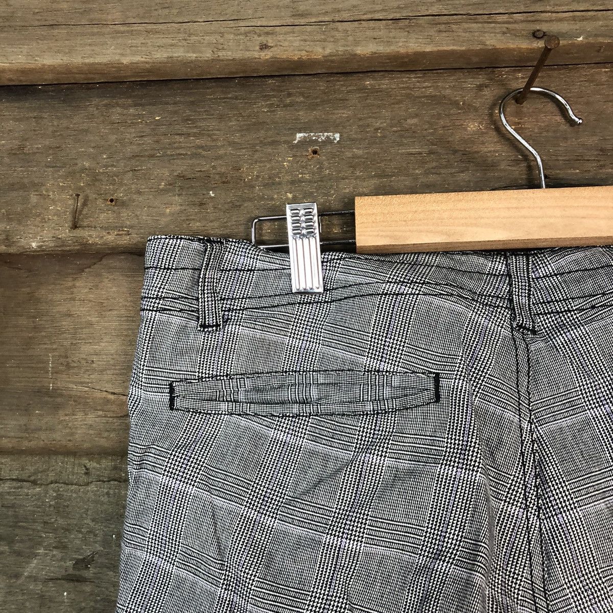 Japanese Brand DLL Checkered Grey Cargo utility Multipocket Pants #1530 Size US 30 / EU 46 - 12 Thumbnail