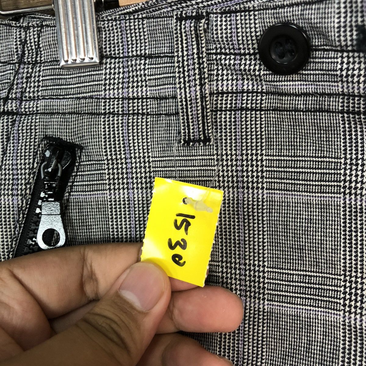 Japanese Brand DLL Checkered Grey Cargo utility Multipocket Pants #1530 Size US 30 / EU 46 - 8 Thumbnail