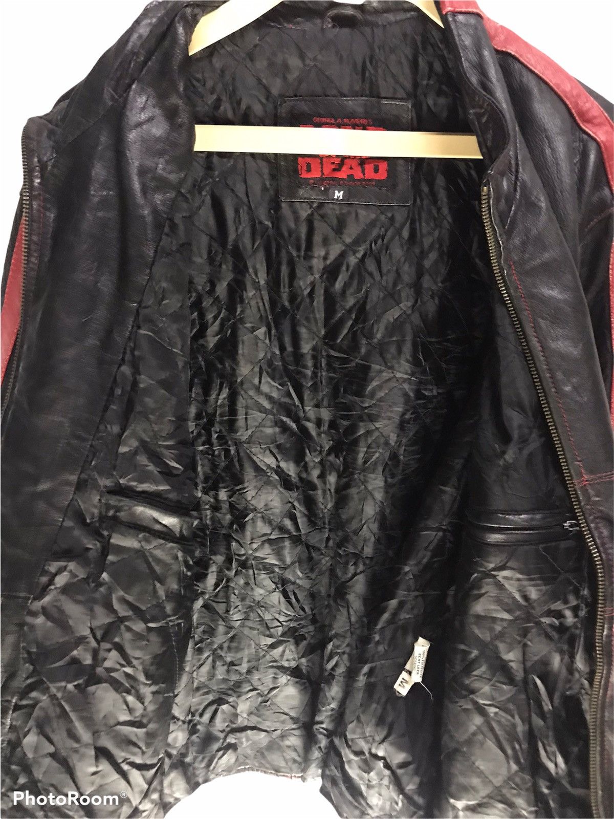 Universal Studios × Vintage GEORGE A.ROMERO’S LAND OF THE DEAD ZIPPER LEATHER JACKET Size US M / EU 48-50 / 2 - 5 Thumbnail