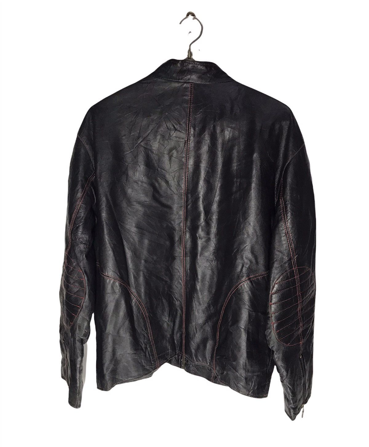 Universal Studios × Vintage GEORGE A.ROMERO’S LAND OF THE DEAD ZIPPER LEATHER JACKET Size US M / EU 48-50 / 2 - 3 Thumbnail