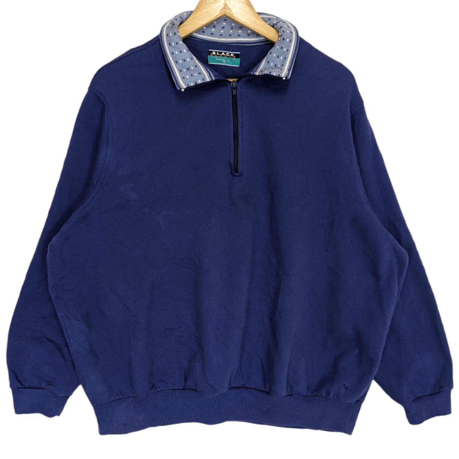 Vintage Australia BLACK PEPPER Polo Jumper Sweatshirt Size US L / EU 52-54 / 3 - 2 Thumbnail