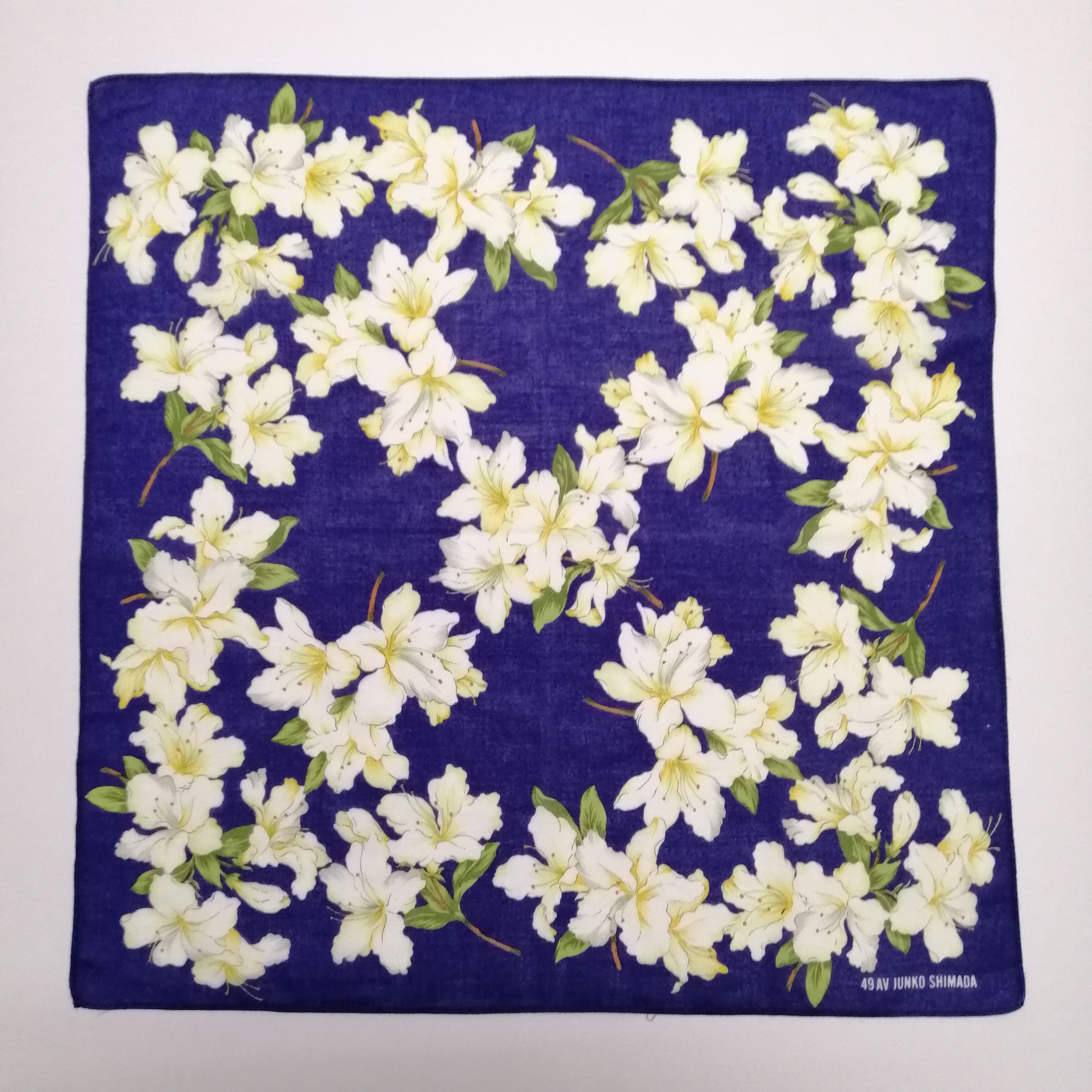 Japanese Brand × Junko Shimada × Vintage Junko Shimada Handkerchief/Neckerchief/Bandana-KD2089 Size ONE SIZE - 2 Thumbnail