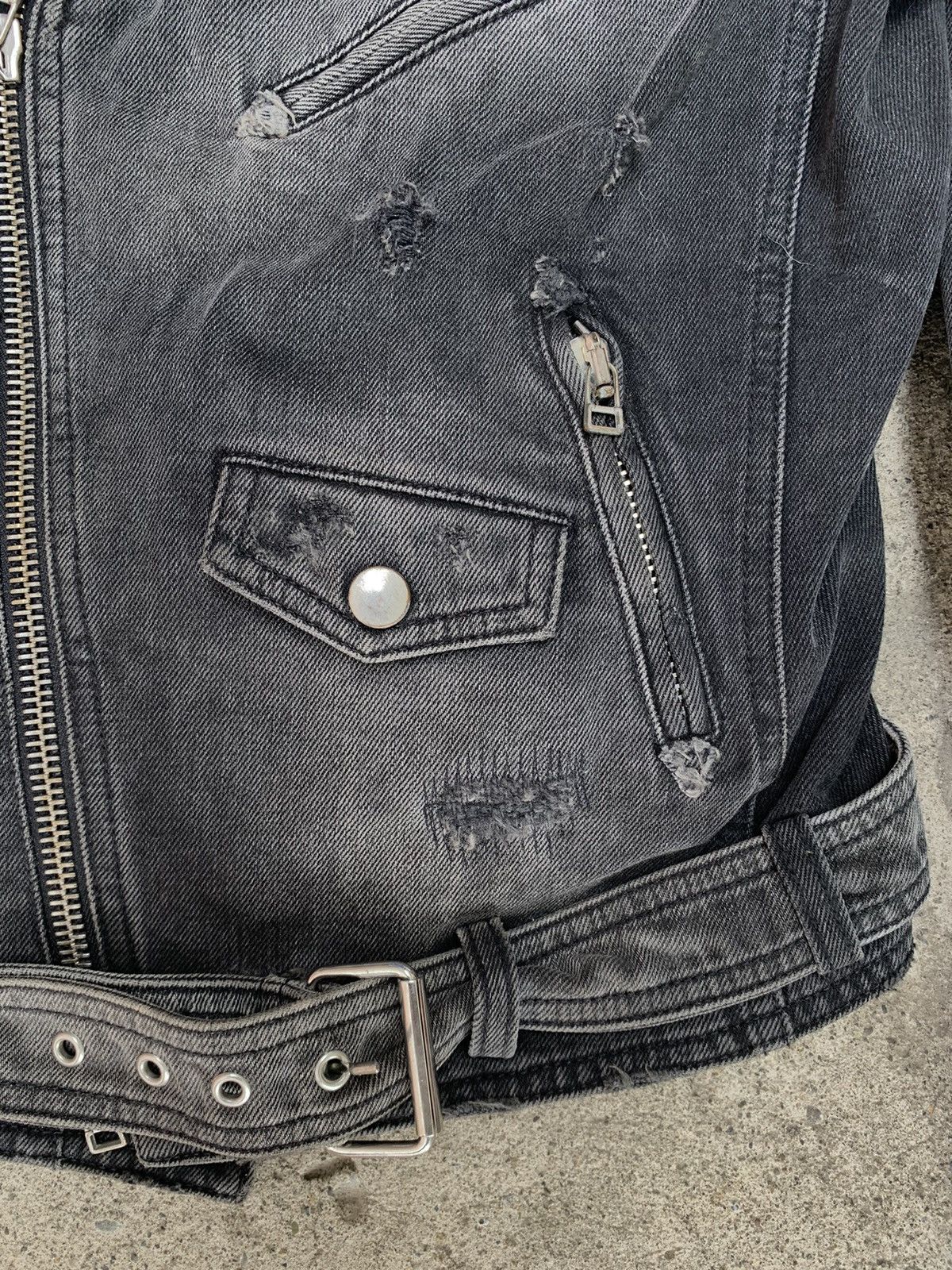 Faith Connexion Sailor Denim Jacket Size S / US 4 / IT 40 - 12 Thumbnail