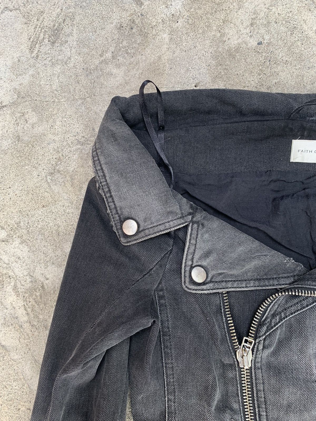 Faith Connexion Sailor Denim Jacket Size S / US 4 / IT 40 - 9 Thumbnail