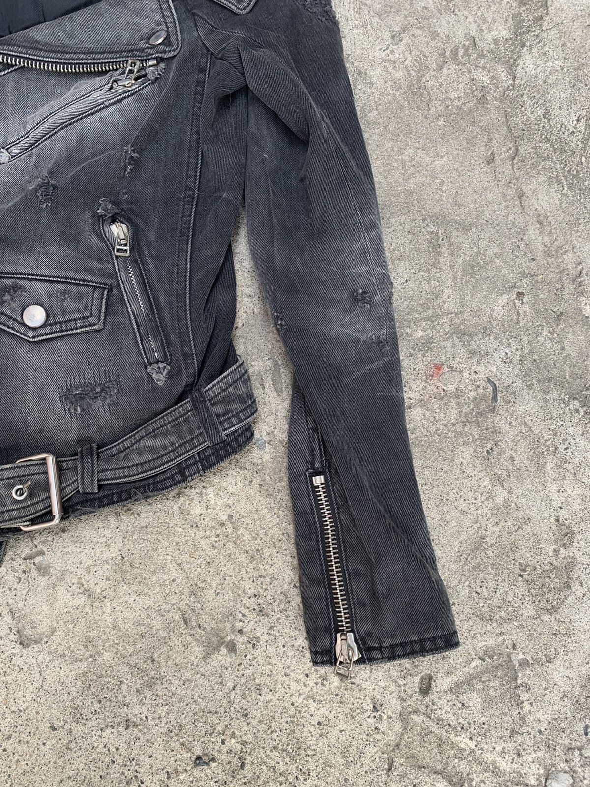 Faith Connexion Sailor Denim Jacket Size S / US 4 / IT 40 - 6 Thumbnail