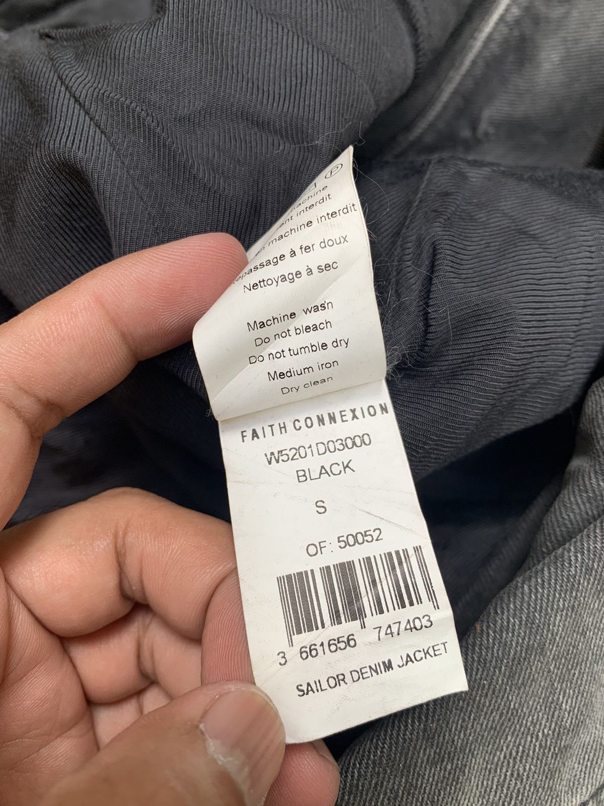 Faith Connexion Sailor Denim Jacket Size S / US 4 / IT 40 - 19 Thumbnail