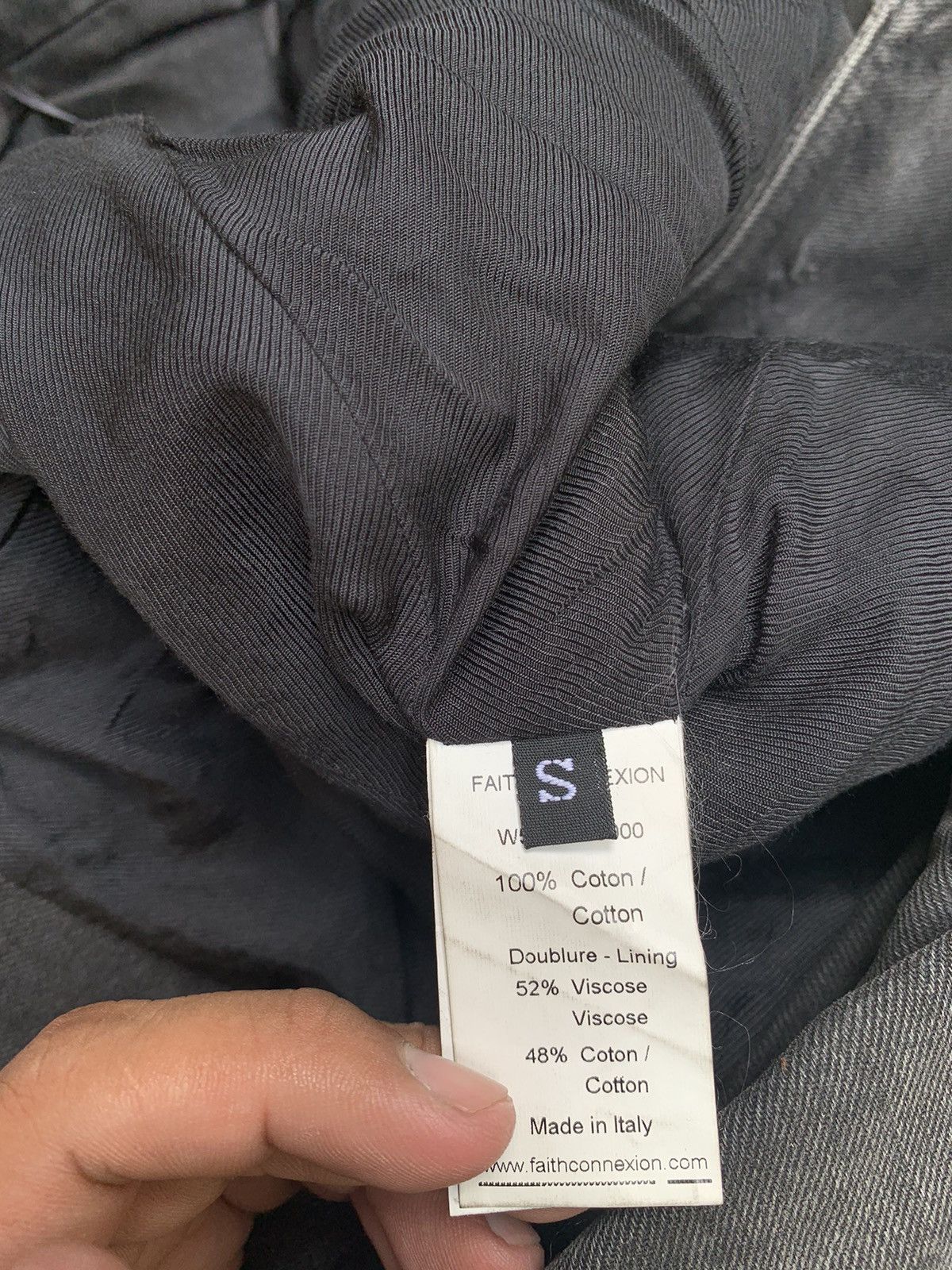 Faith Connexion Sailor Denim Jacket Size S / US 4 / IT 40 - 16 Thumbnail