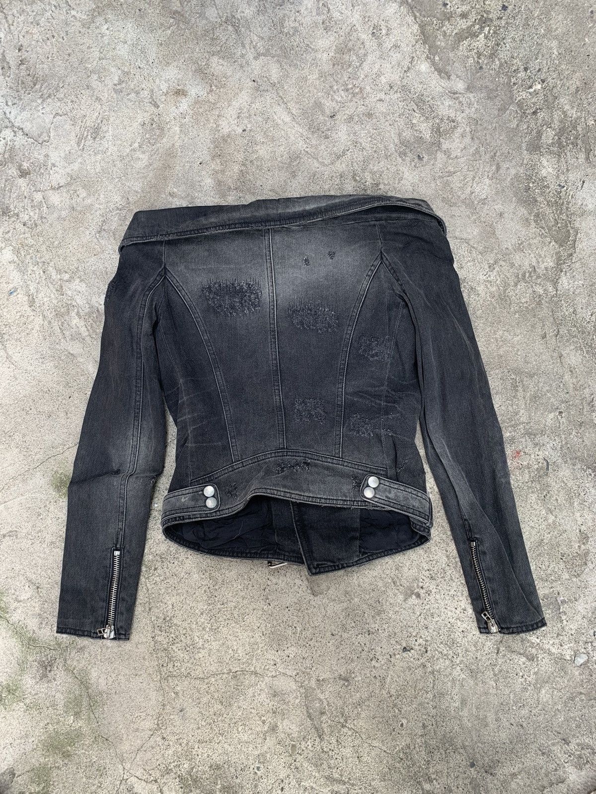Faith Connexion Sailor Denim Jacket Size S / US 4 / IT 40 - 14 Thumbnail