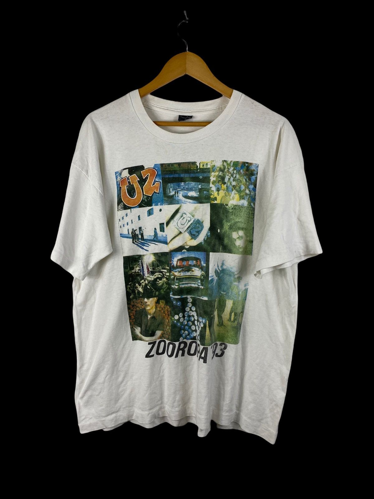 Band Tees × Vintage Vintage u2 zooropa 93 band tour shirt Size US XL / EU 56 / 4 - 2 Thumbnail