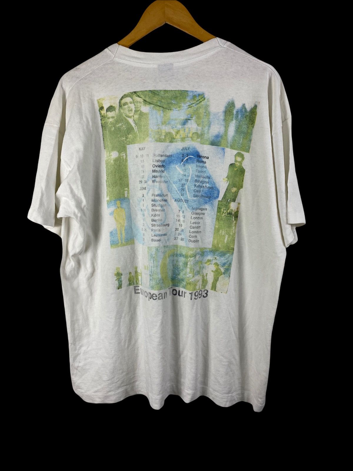 Band Tees × Vintage Vintage u2 zooropa 93 band tour shirt Size US XL / EU 56 / 4 - 3 Thumbnail
