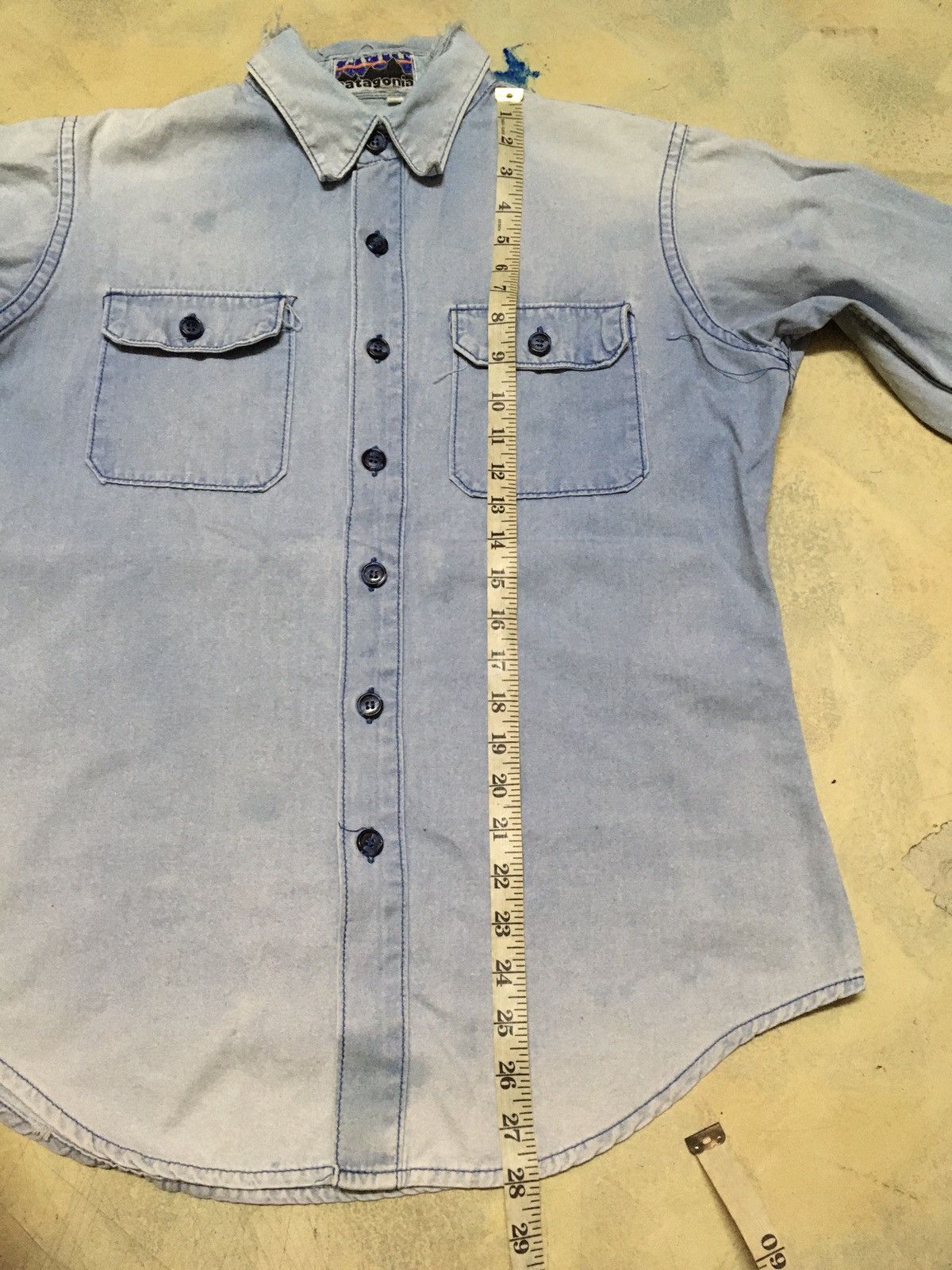 Patagonia Vtg Patagonia Button Up Shirt Distressed Style Size US M / EU 48-50 / 2 - 12 Thumbnail