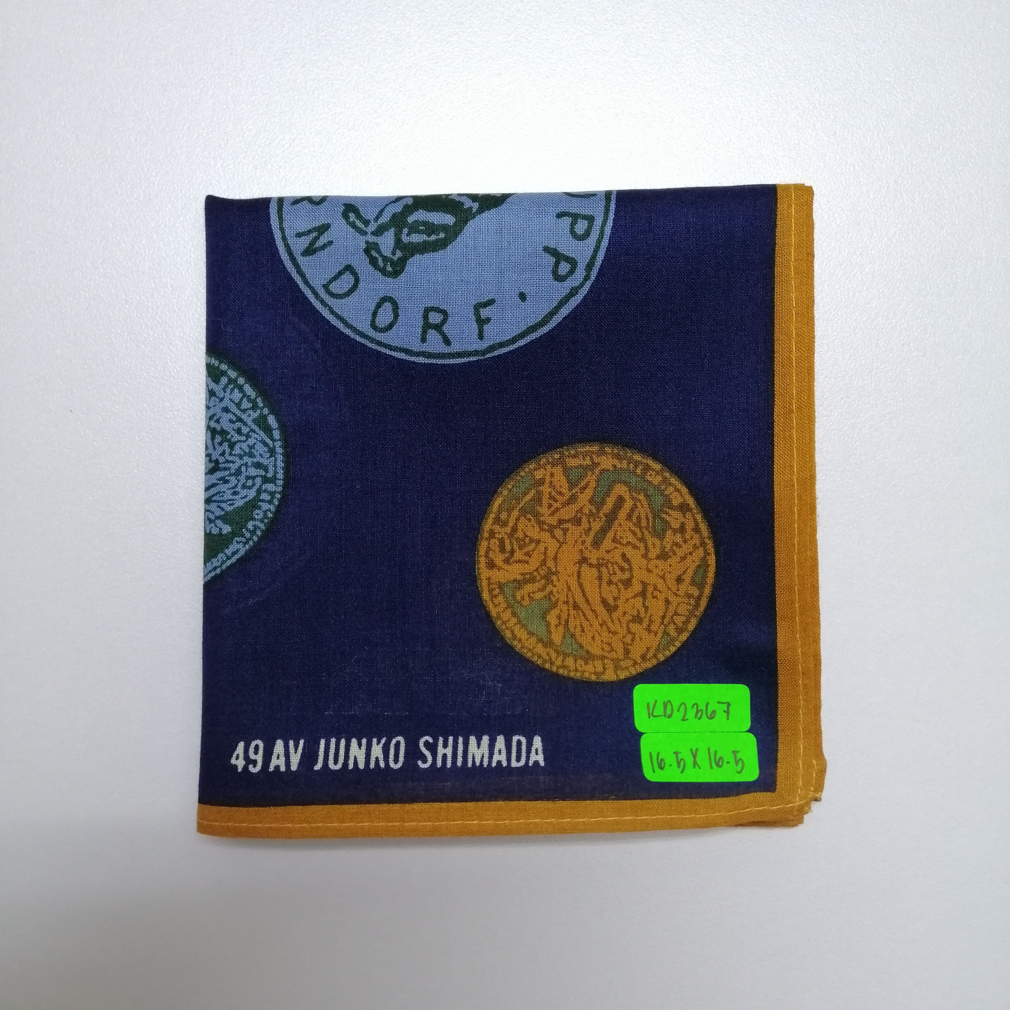 Japanese Brand Junko Shimada Handkerchief/Neckerchief/Bandana-KD2367 Size ONE SIZE - 5 Thumbnail