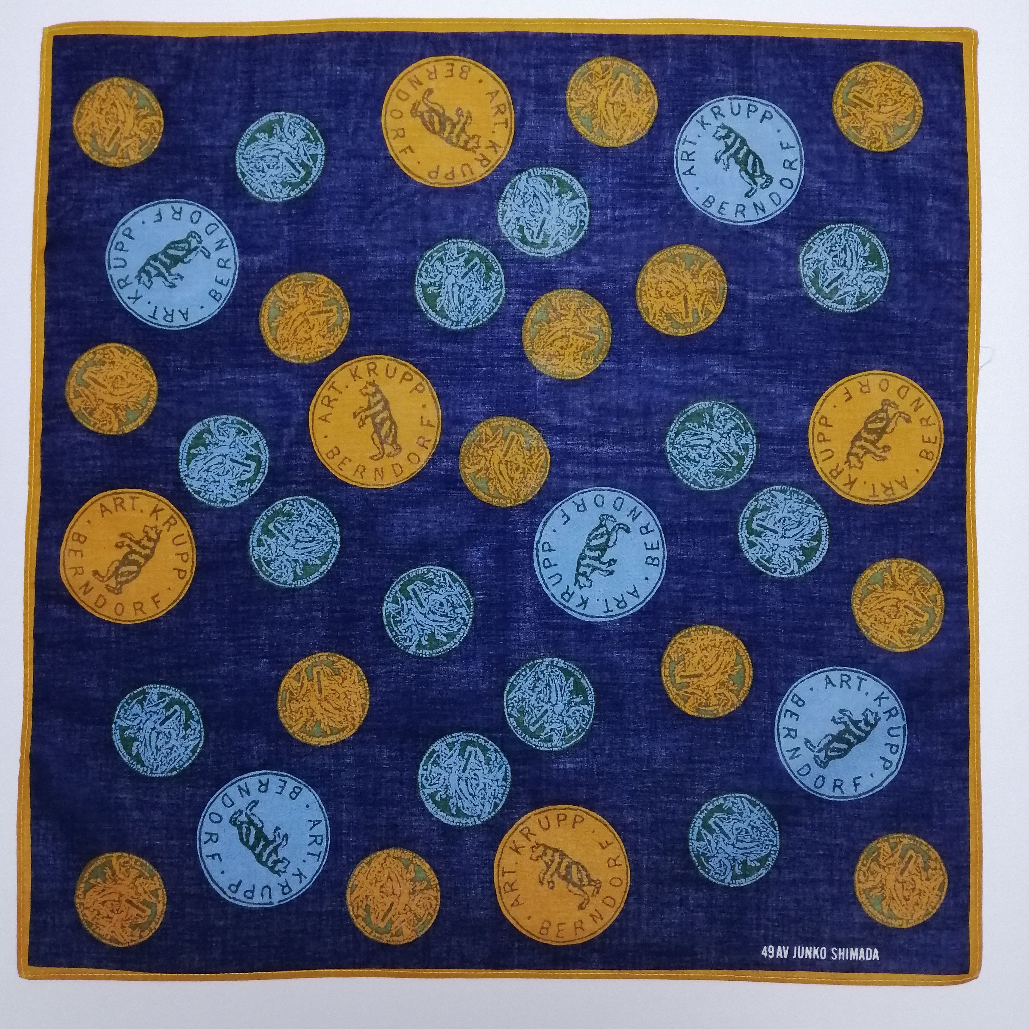 Japanese Brand Junko Shimada Handkerchief/Neckerchief/Bandana-KD2367 Size ONE SIZE - 2 Thumbnail